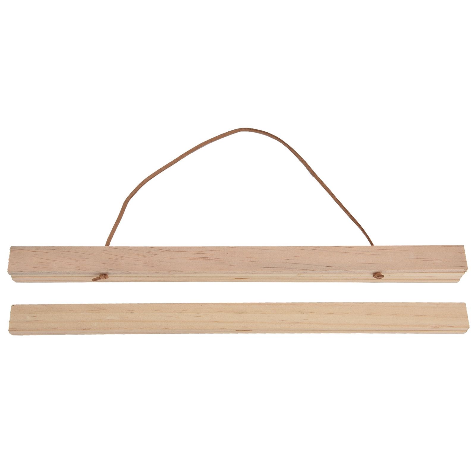 Wooden Poster Hanger DIY Magnetic Hanging Frame for view 5