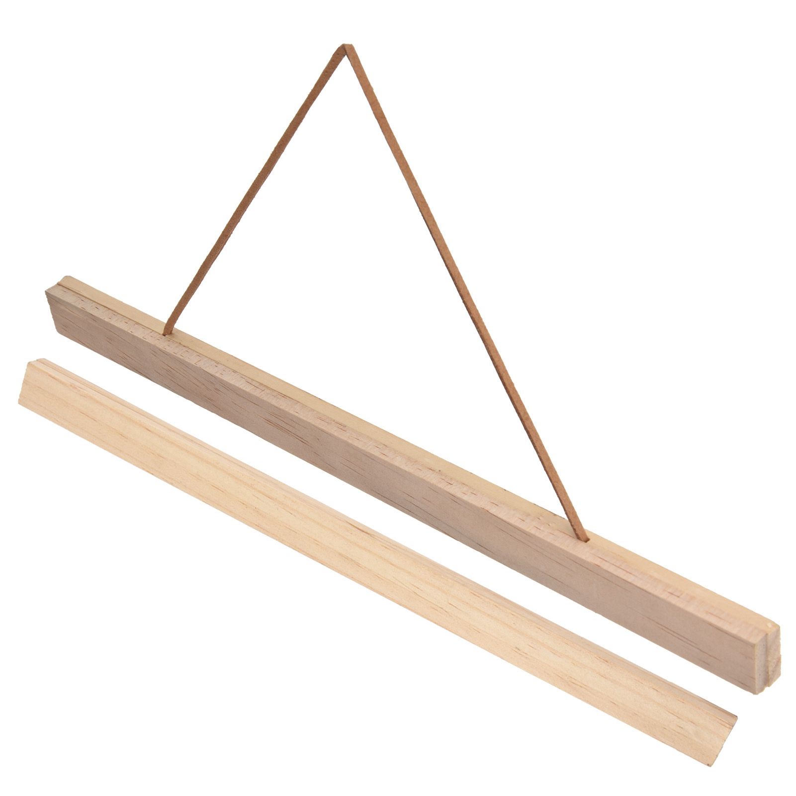Wooden Poster Hanger DIY Magnetic Hanging Frame for view 3