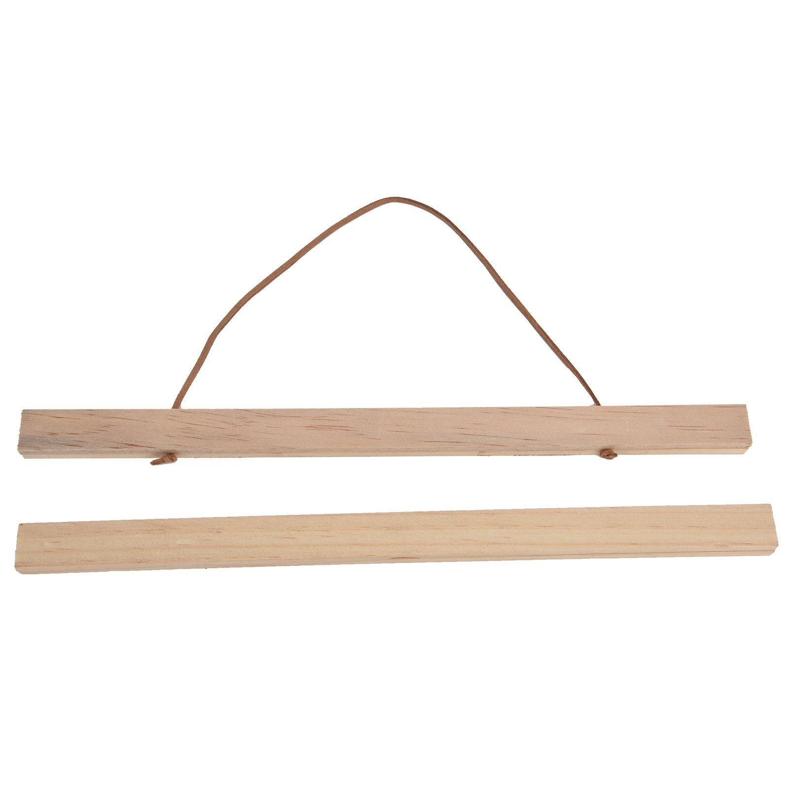 Wooden Poster Hanger DIY Magnetic Hanging Frame for view 8