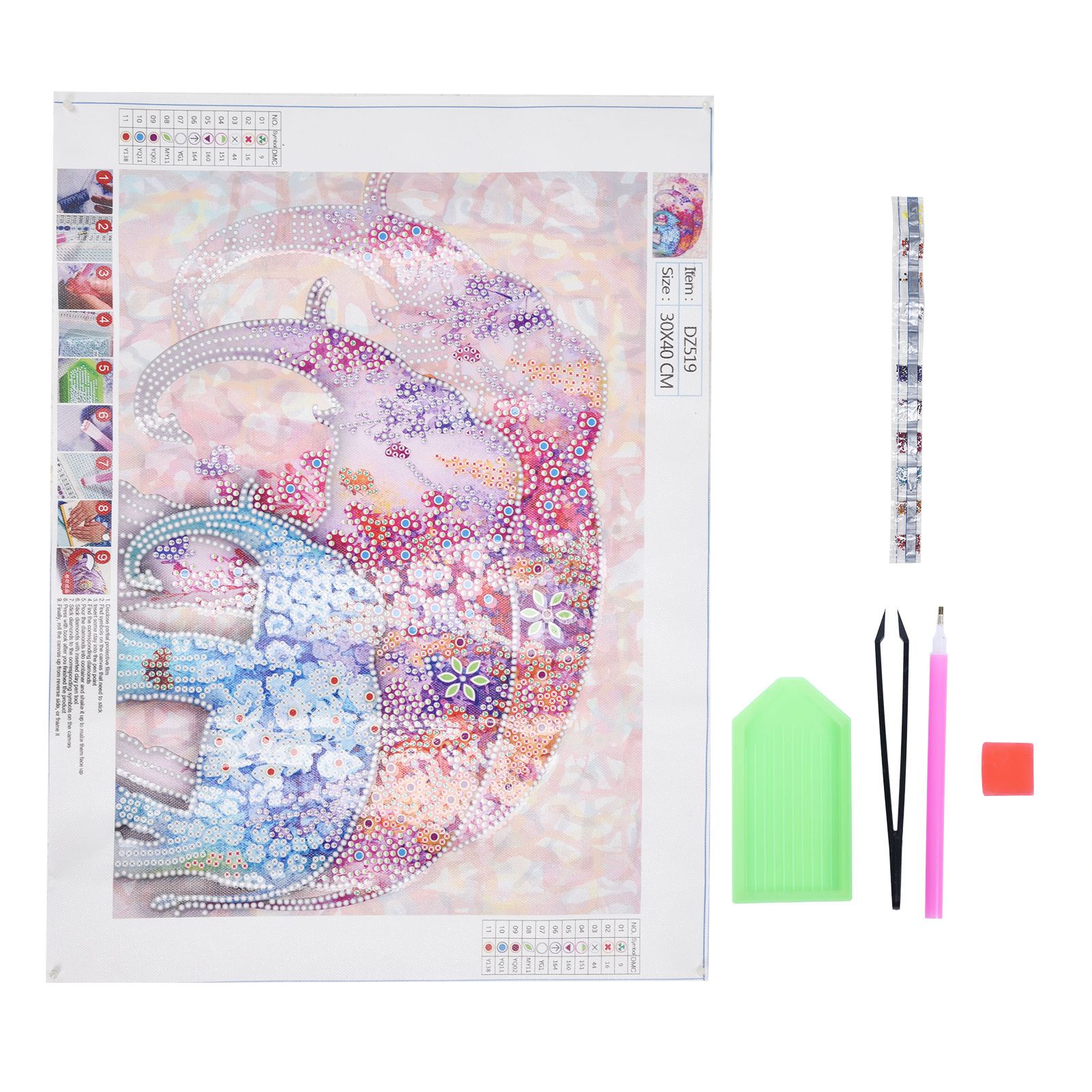 5D Diamond Painting Originality Indoor Decorating Painting Picture for Home — image 1