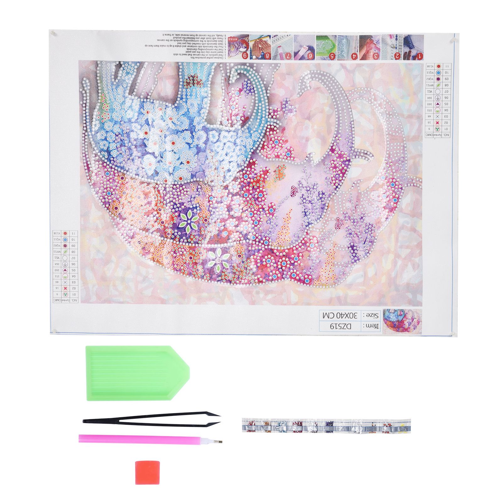 5D Diamond Painting Originality Indoor Decorating Painting Picture for Home view 3