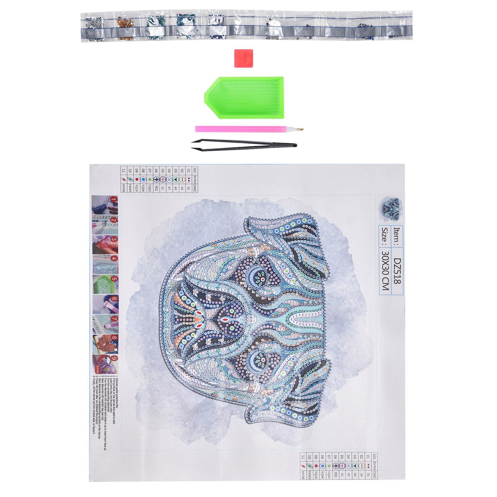 DIY Diamond Painting Picture Indoor Decorating Picture for Home Restaurant view 9