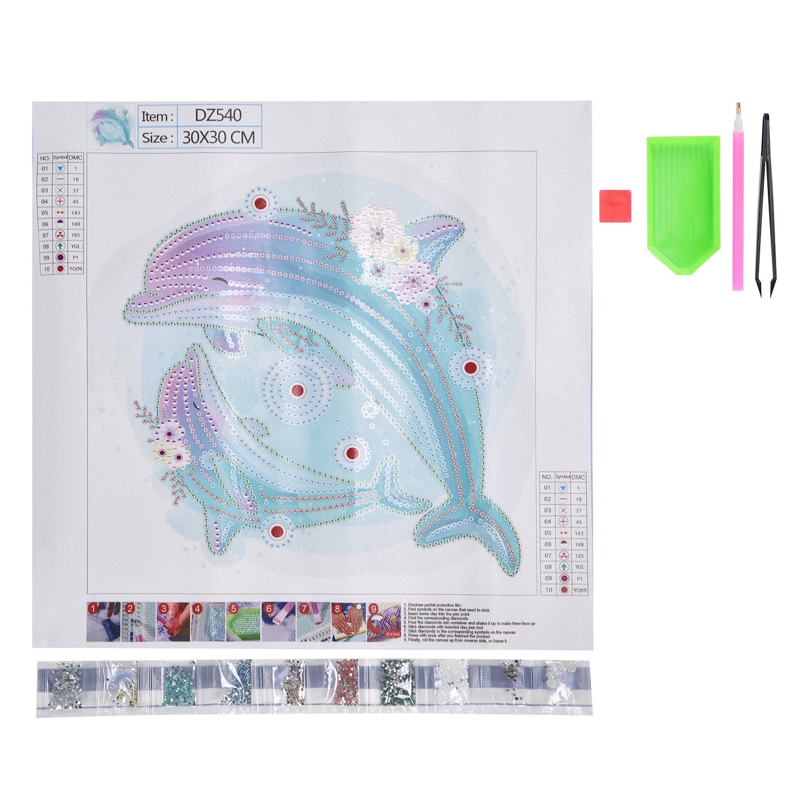 DIY Diamond Painting Picture Indoor Decorating Picture for Home Restaurant view 5