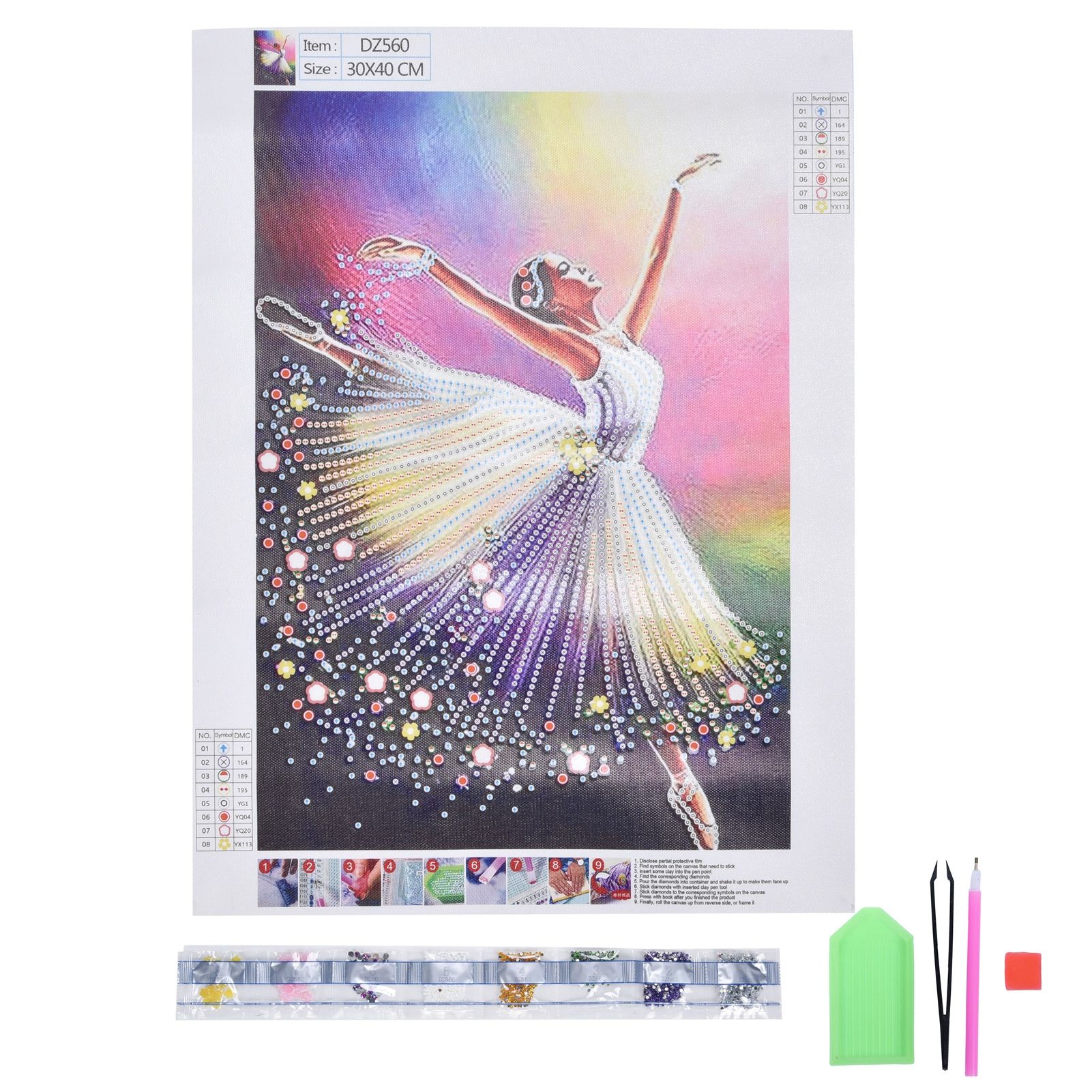 DIY Diamond Painting 5D Indoor Decorating Painting Picture for Home Office view 2