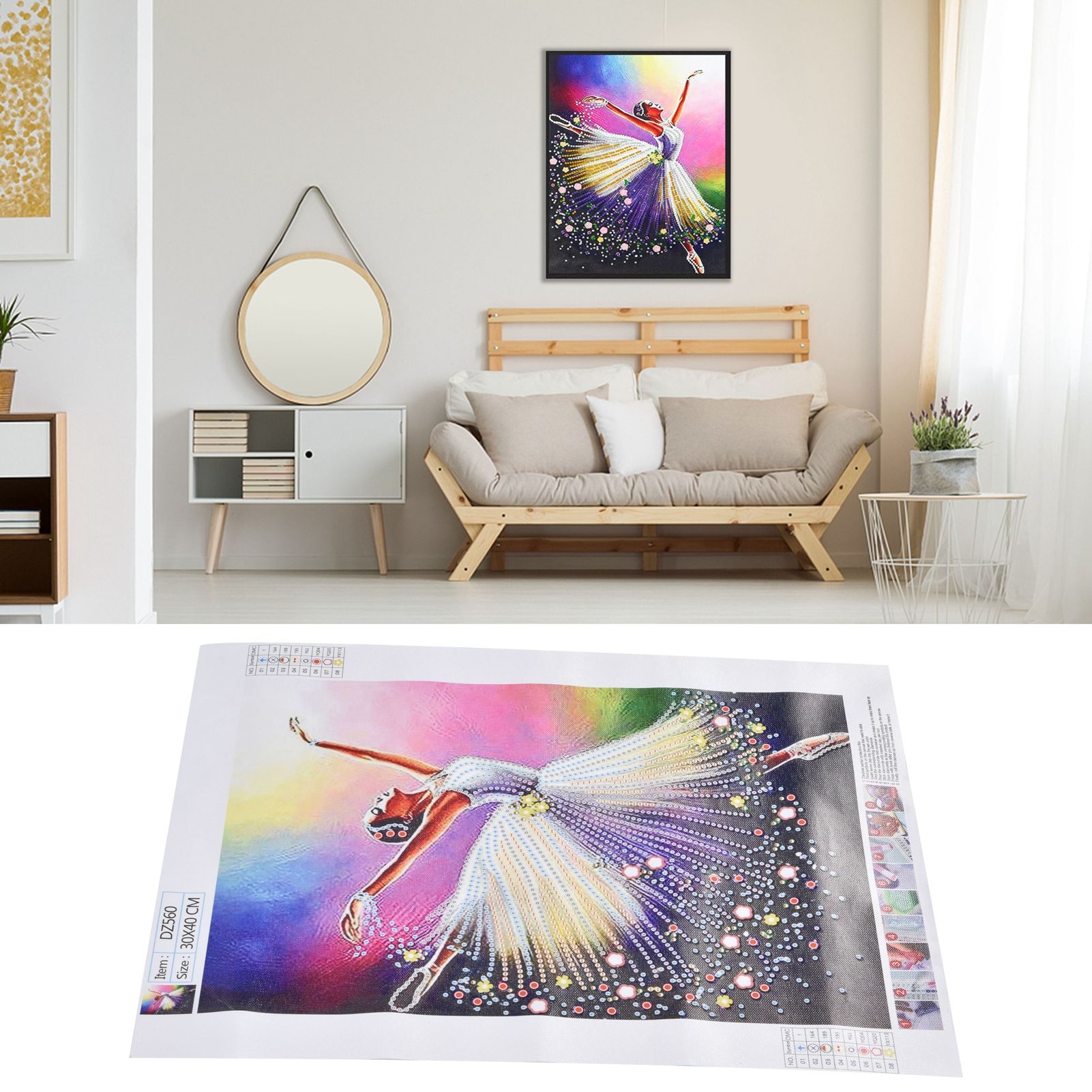 DIY Diamond Painting 5D Indoor Decorating Painting Picture for Home Office view 11