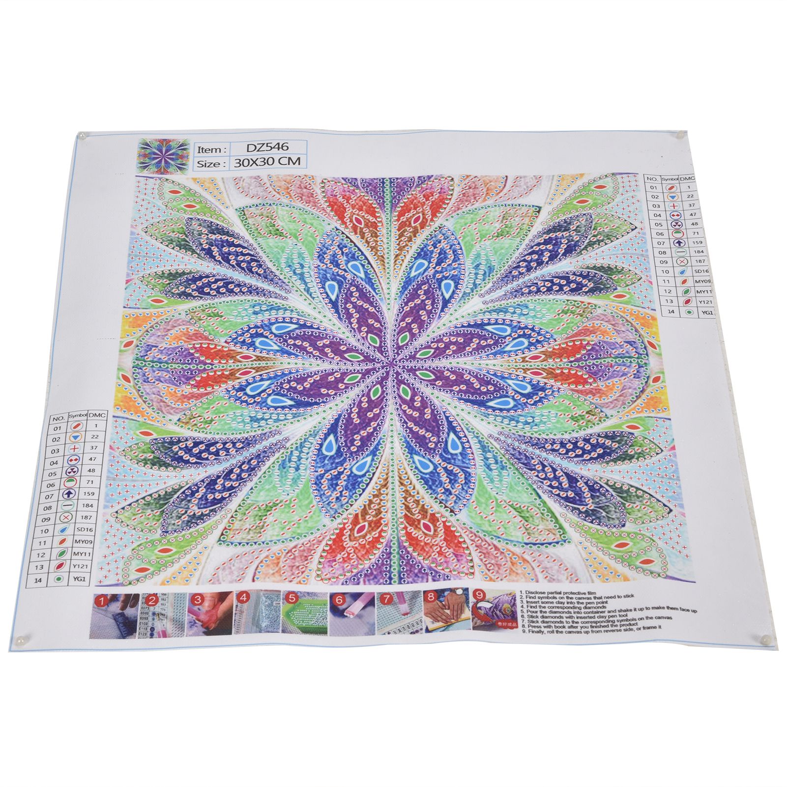 30x30cm Diamond Painting DIY Full Drill Diamond Painting for Living Room — image 1