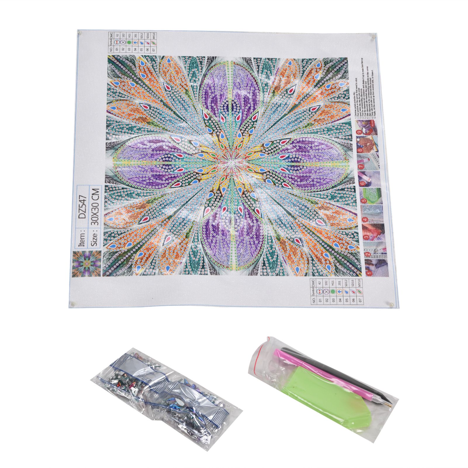 30x30cm Diamond Painting DIY Full Drill Diamond Painting for Living Room view 2