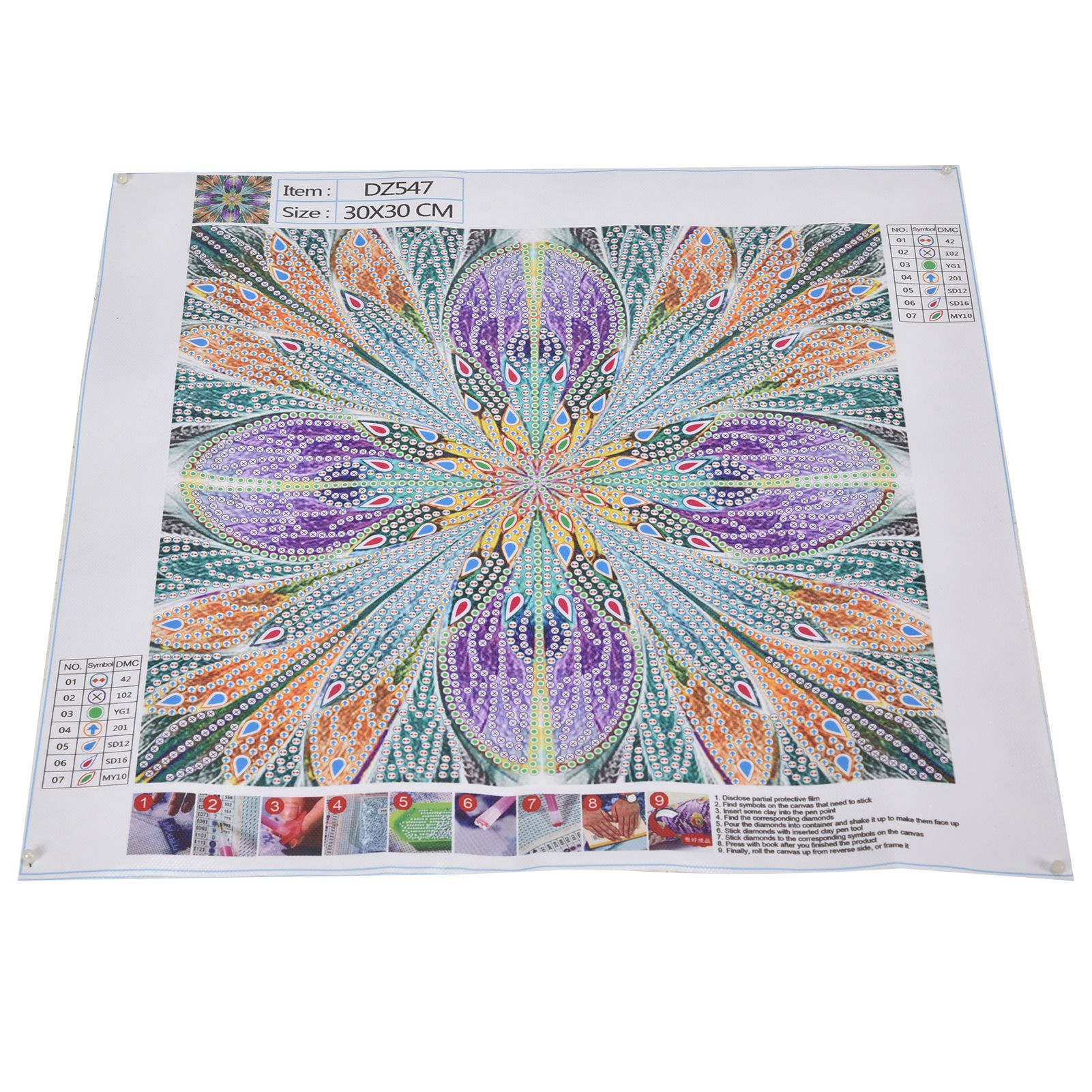 30x30cm Diamond Painting DIY Full Drill Diamond Painting for Living Room view 3
