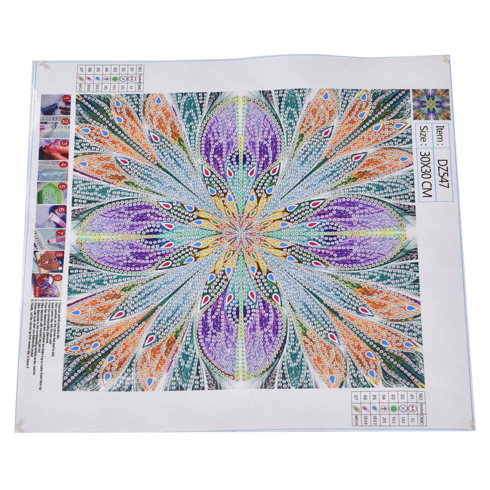 30x30cm Diamond Painting DIY Full Drill Diamond Painting for Living Room view 6