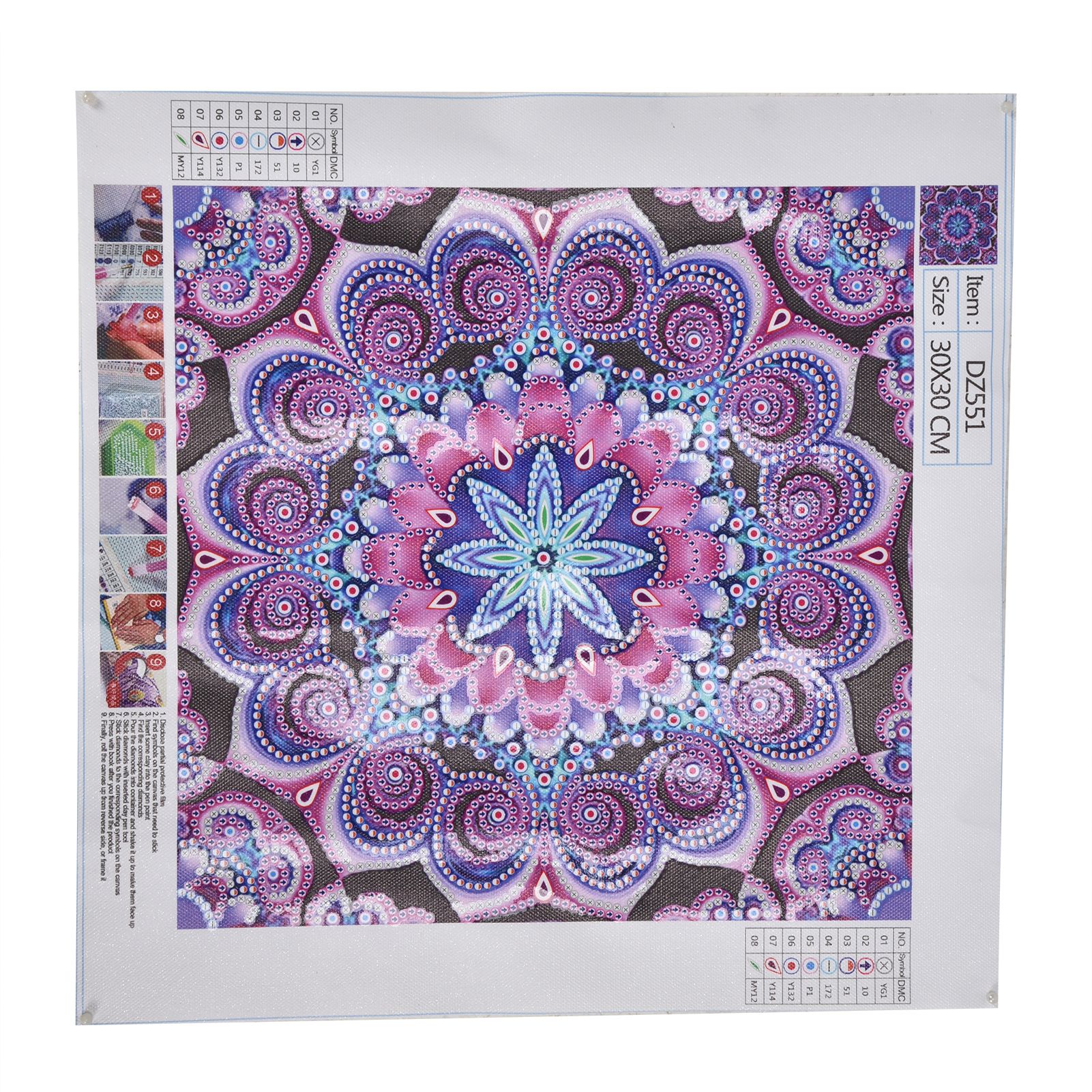 30x30cm Diamond Painting DIY Full Drill Diamond Painting for Living Room view 10