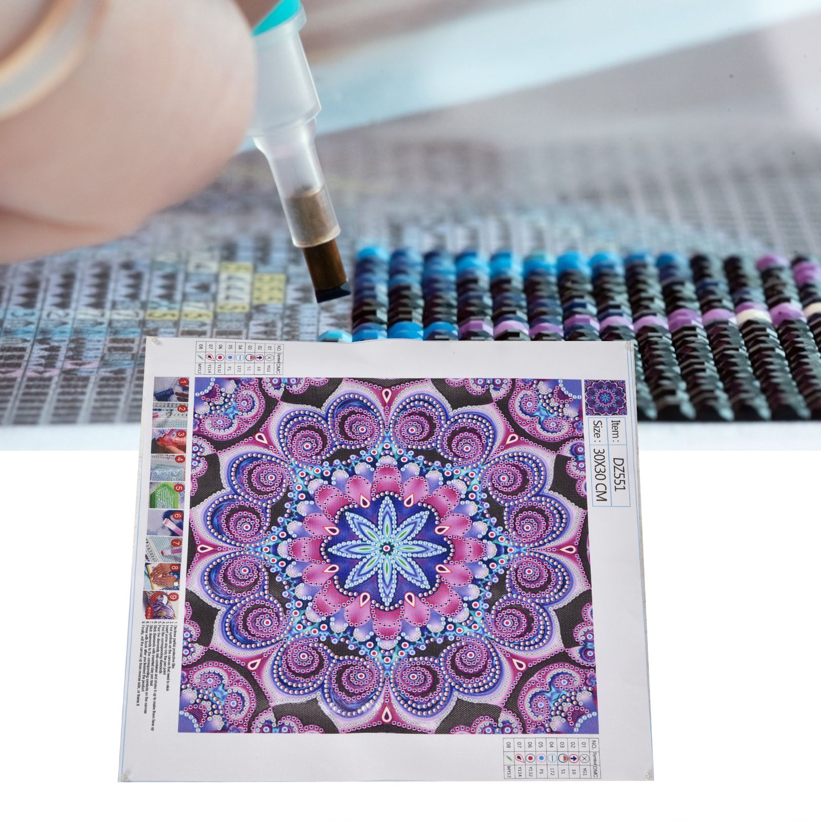 30x30cm Diamond Painting DIY Full Drill Diamond Painting for Living Room view 11