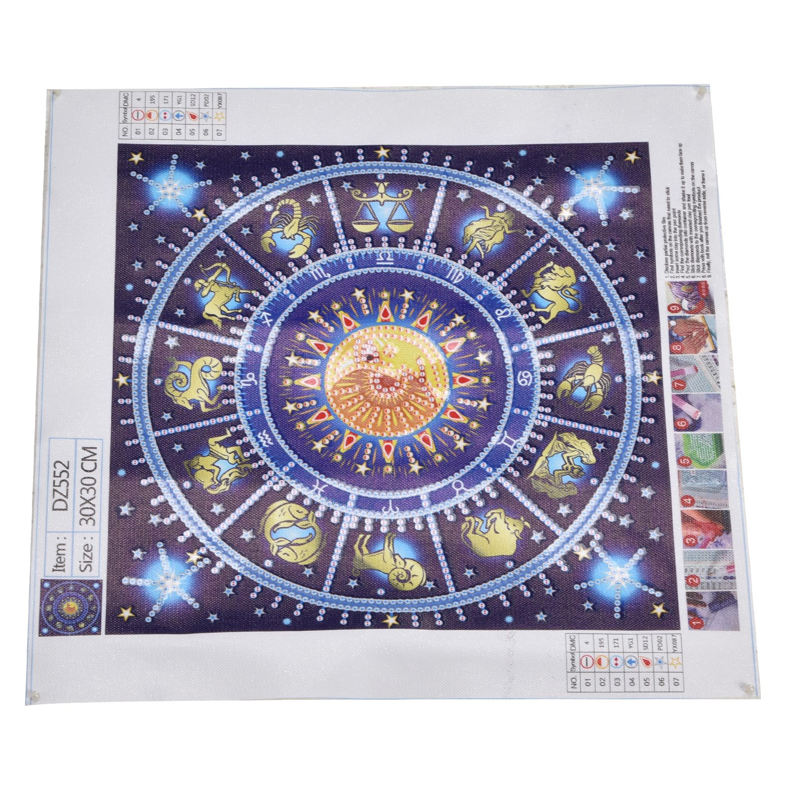 30x30cm Diamond Painting DIY Full Drill Diamond Painting for Living Room — image 1