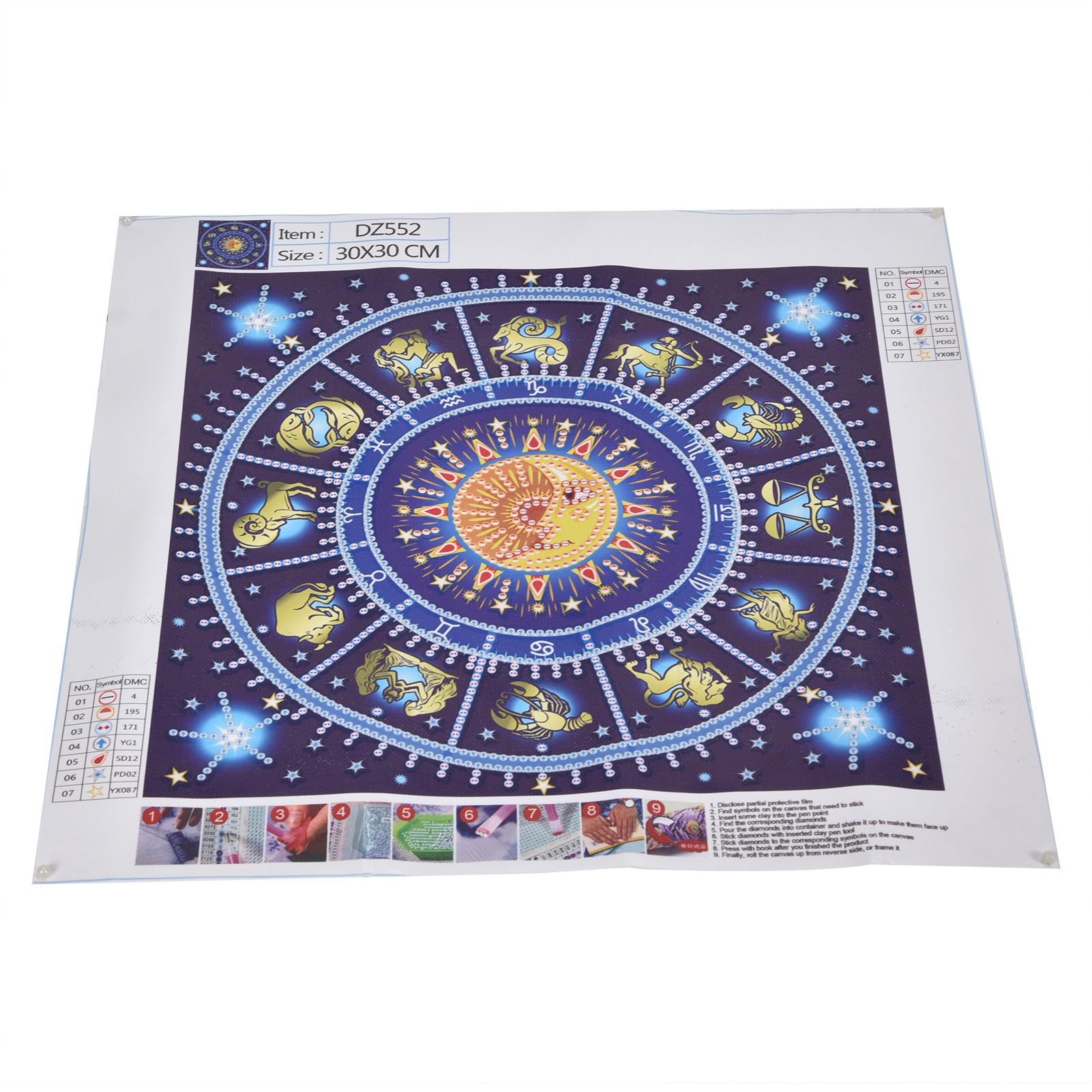 30x30cm Diamond Painting DIY Full Drill Diamond Painting for Living Room view 4