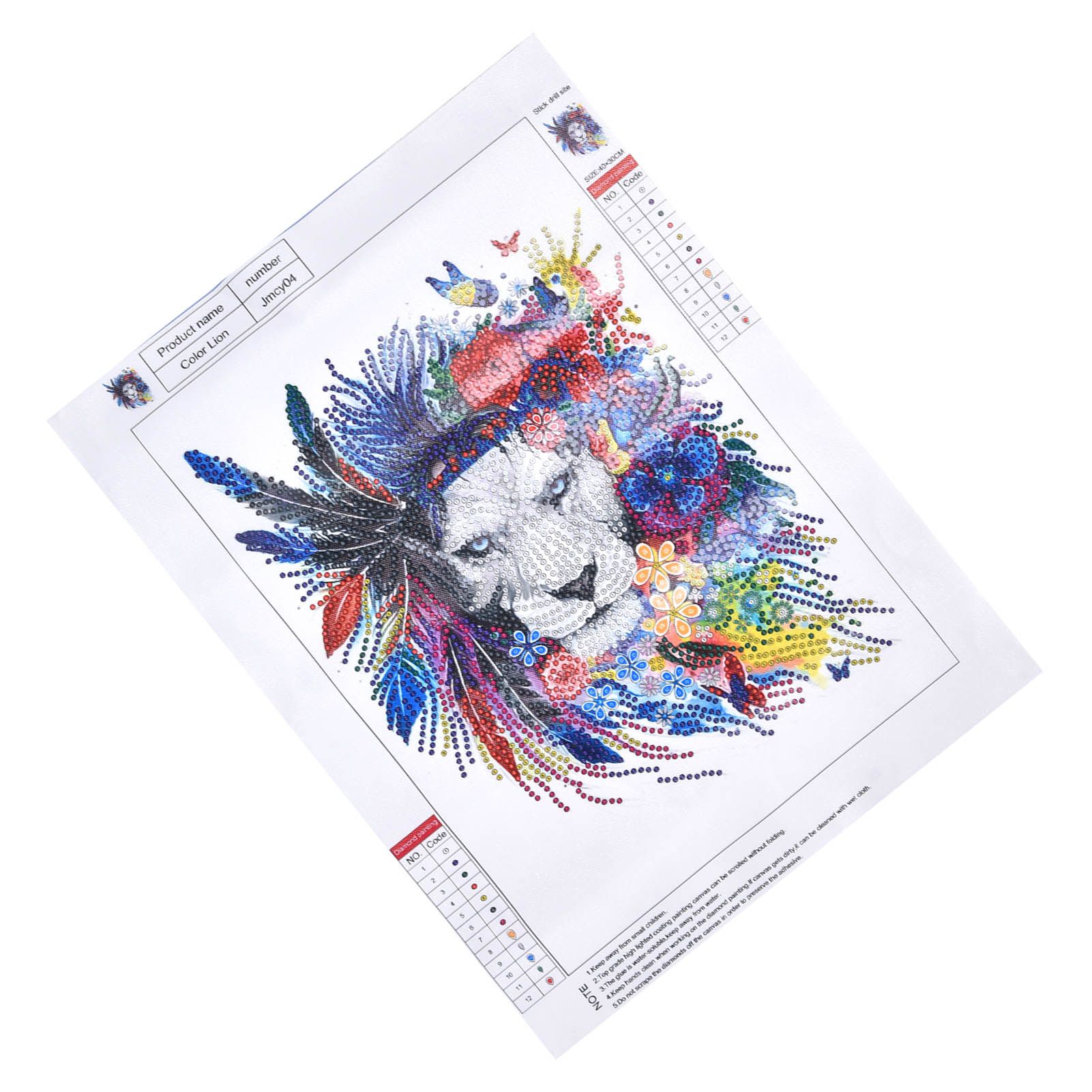 30x40cm Diamond Painting Colorful Cross Stitch Full Drill Diamond Painting for view 4
