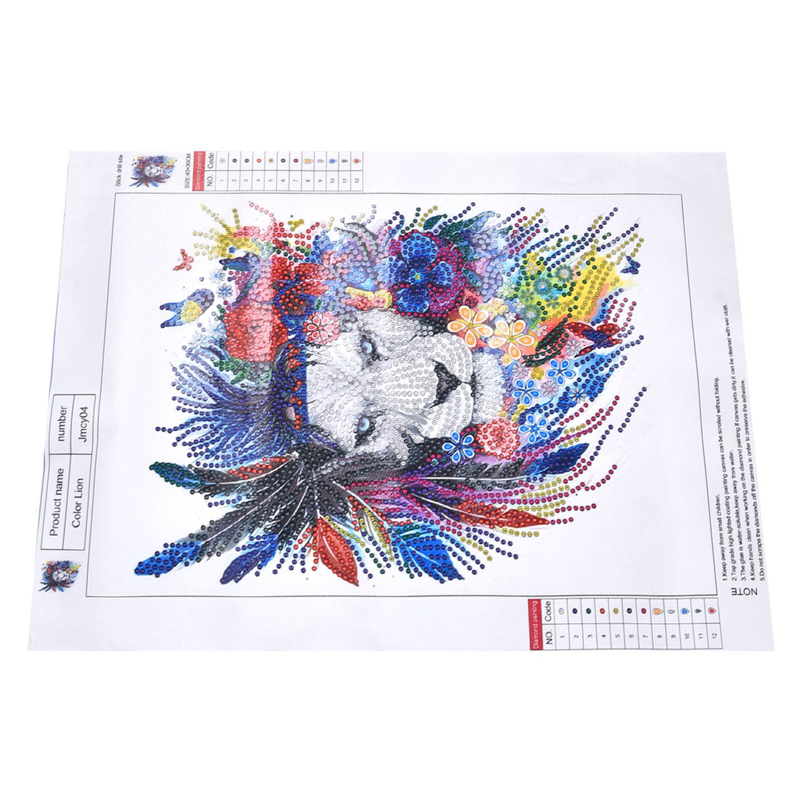 30x40cm Diamond Painting Colorful Cross Stitch Full Drill Diamond Painting for view 6