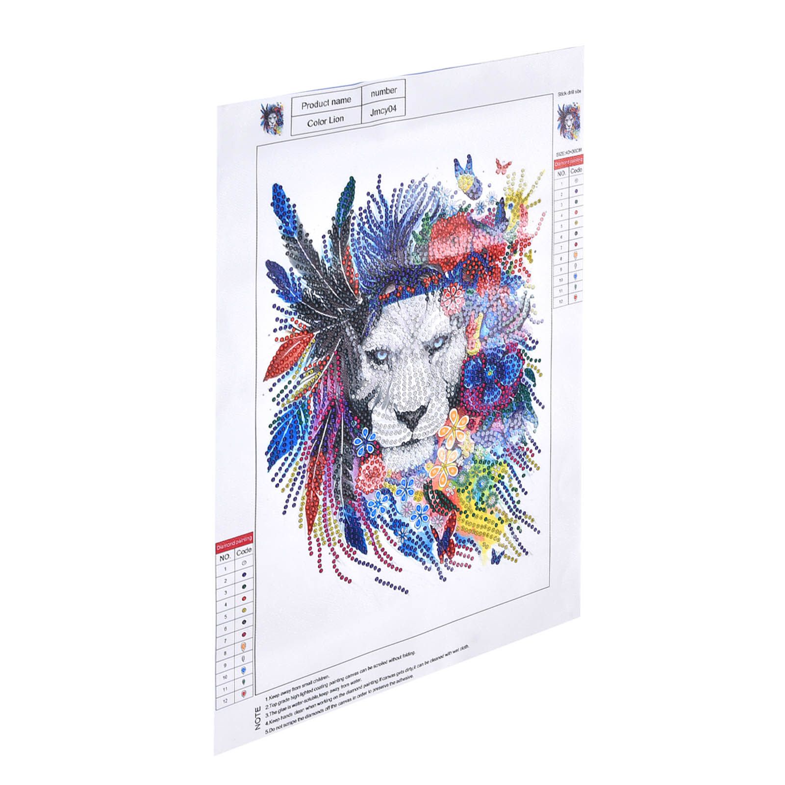 30x40cm Diamond Painting Colorful Cross Stitch Full Drill Diamond Painting for view 10