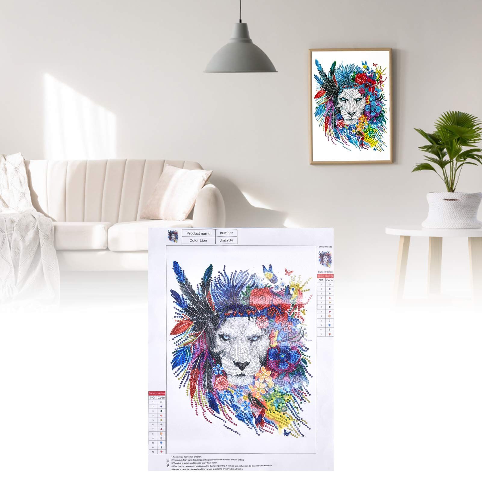 30x40cm Diamond Painting Colorful Cross Stitch Full Drill Diamond Painting for view 11