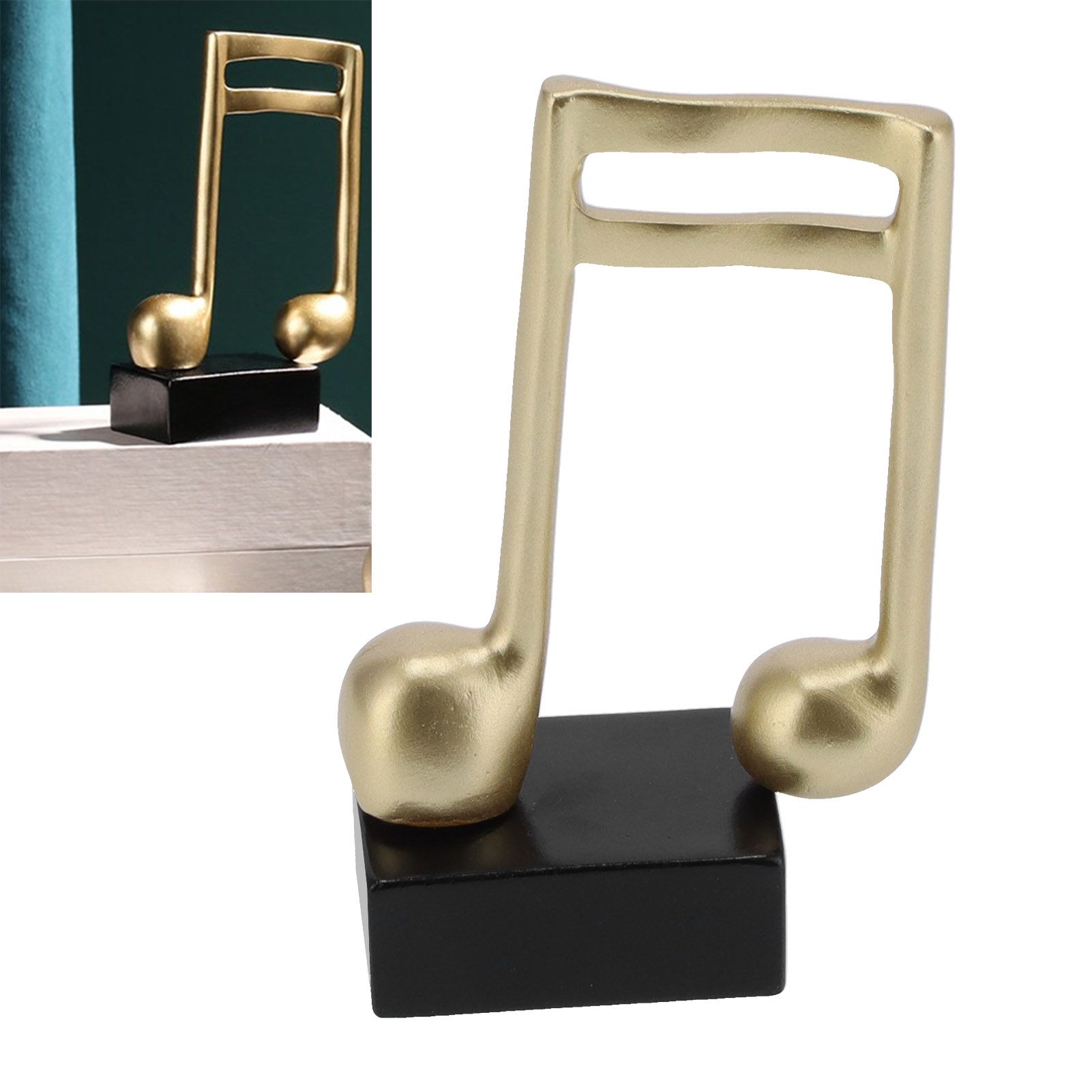 Music Note Statue Nordic Modern Small Ornaments Minimalist Music Symbol Sculpture view 11