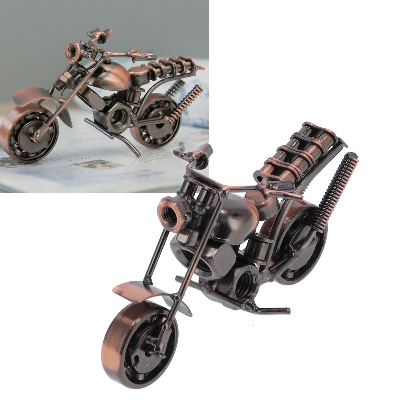 Innovative Motorcycle Model Home Decoration Ornaments Crafts for Living Room view 12