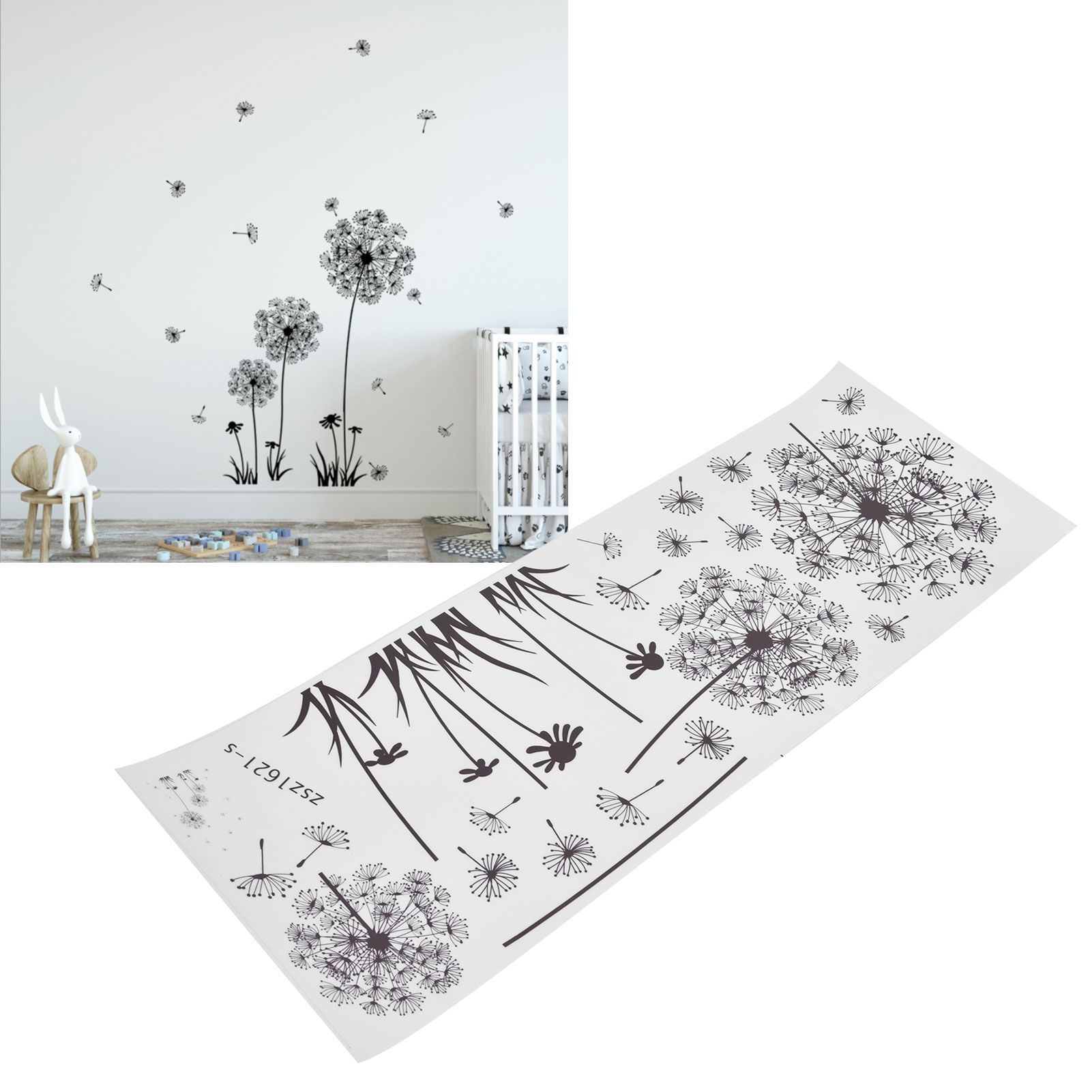 Wall Sticker PVC SelfAdhesive Living Room Study Office Background Wall view 11