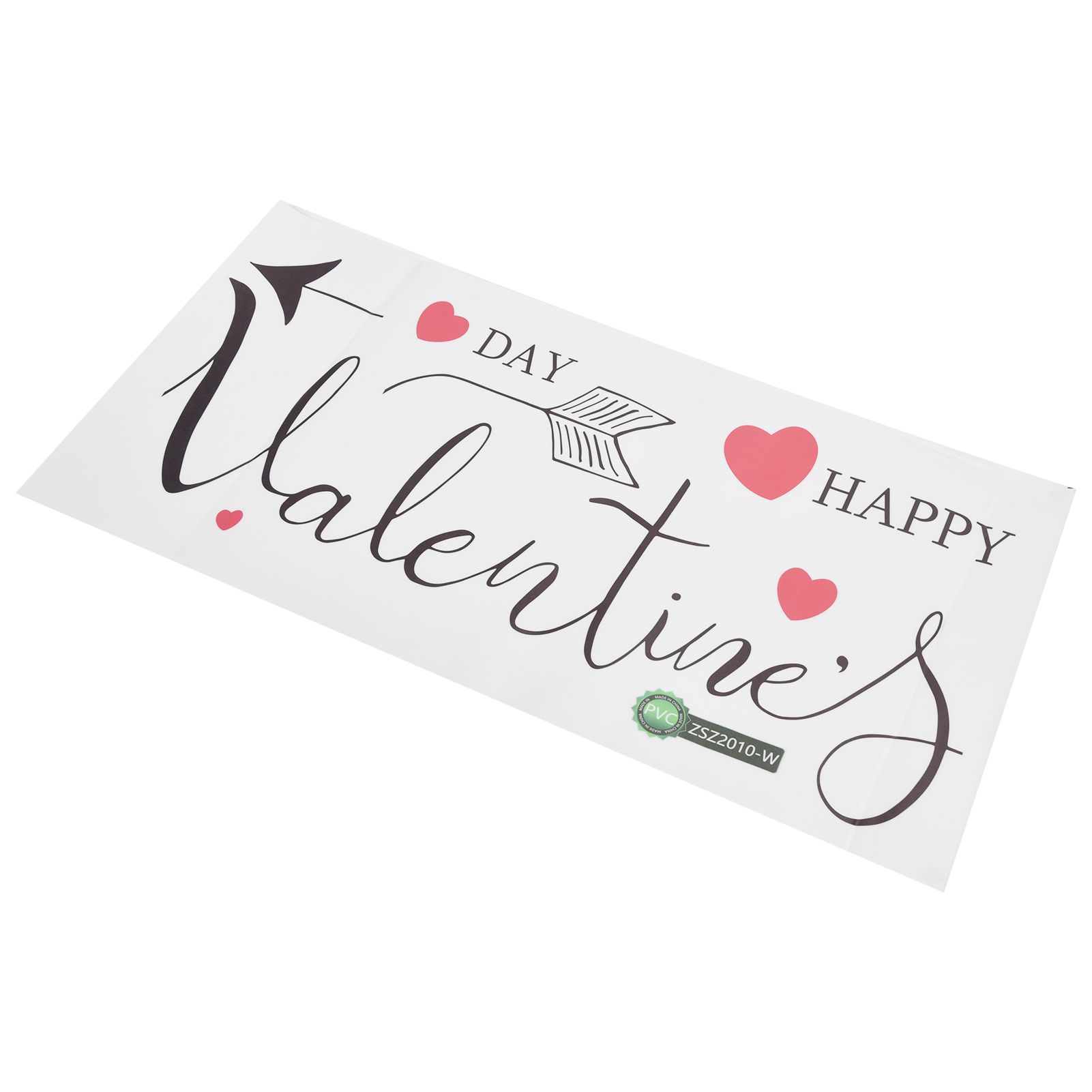 PVC SelfAdhesive English Letter Decorative Valentine Wall Sticker Wallpaper view 3