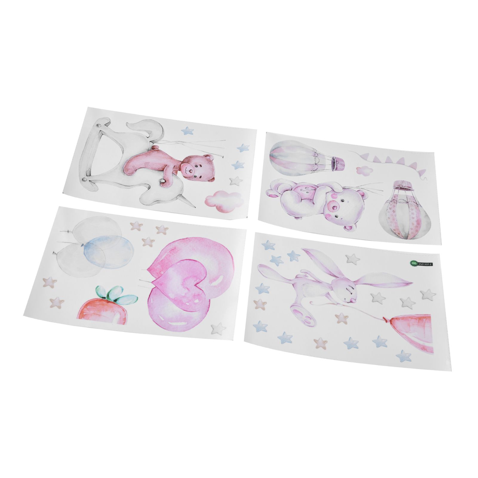 SelfAdhesive Wall Sticker Balloon Star Rabbit Wall Sticker Living Room Study view 8