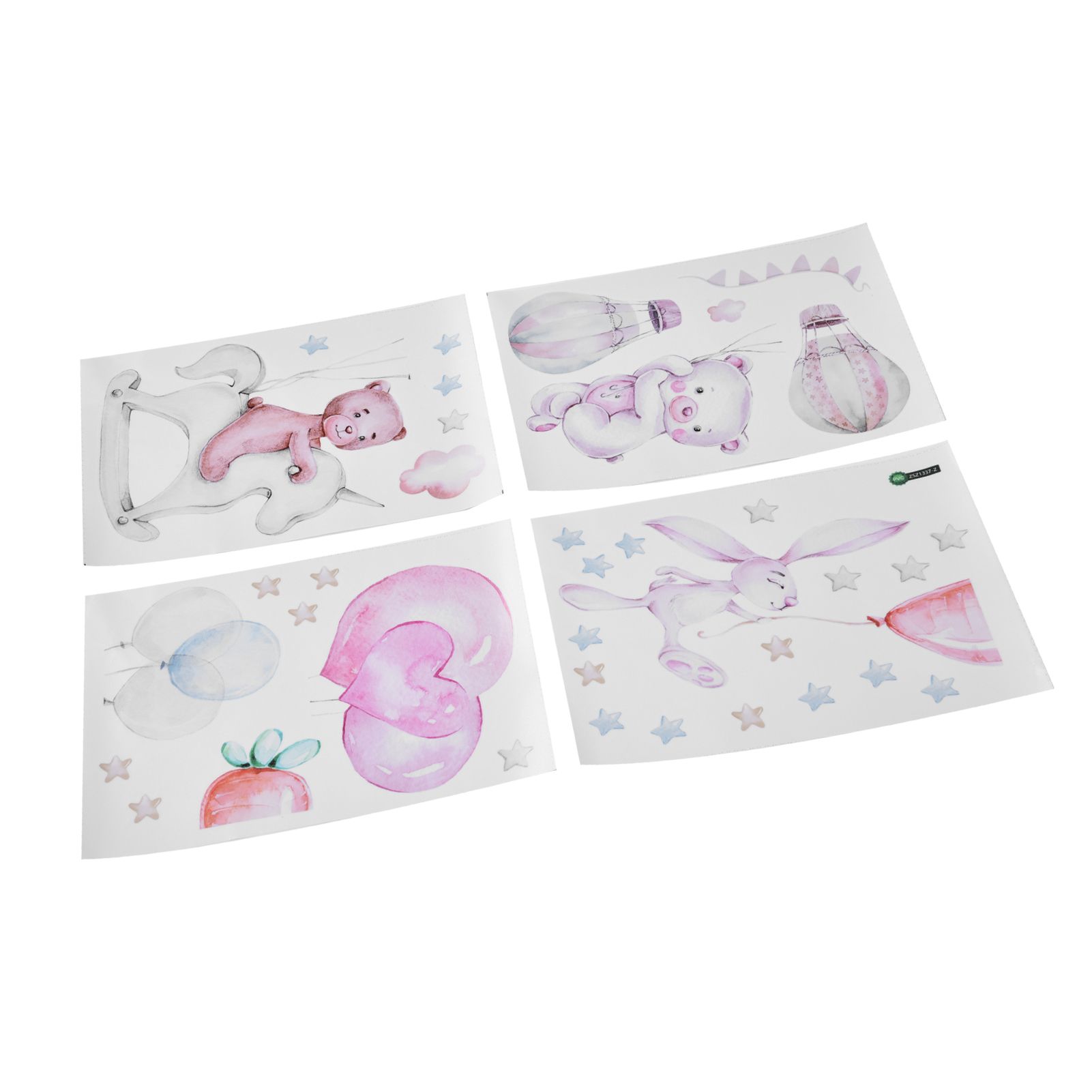 SelfAdhesive Wall Sticker Balloon Star Rabbit Wall Sticker Living Room Study view 9