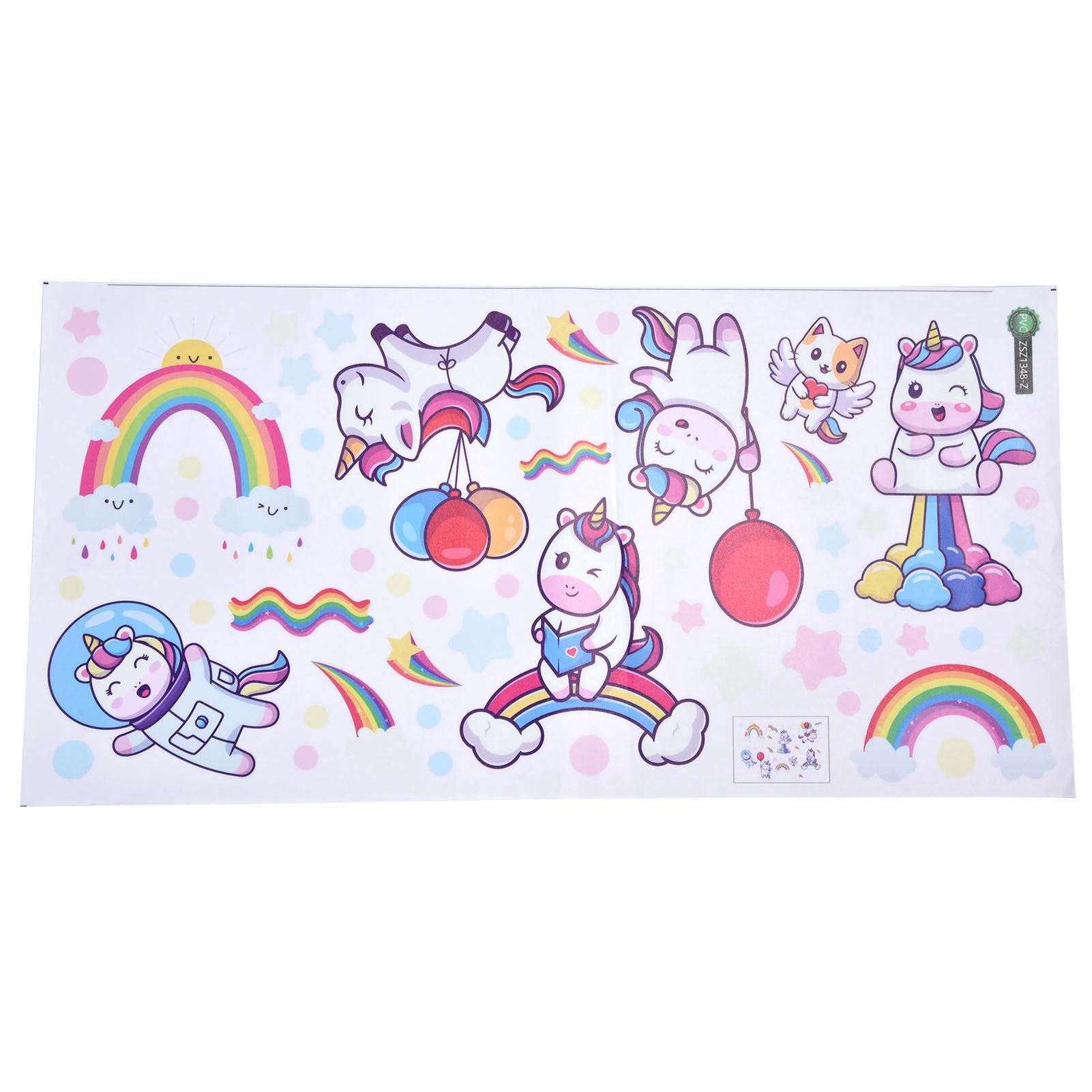Wall Sticker PVC Material SelfAdhesive Cartoon Wall Stickers for Living Room view 2