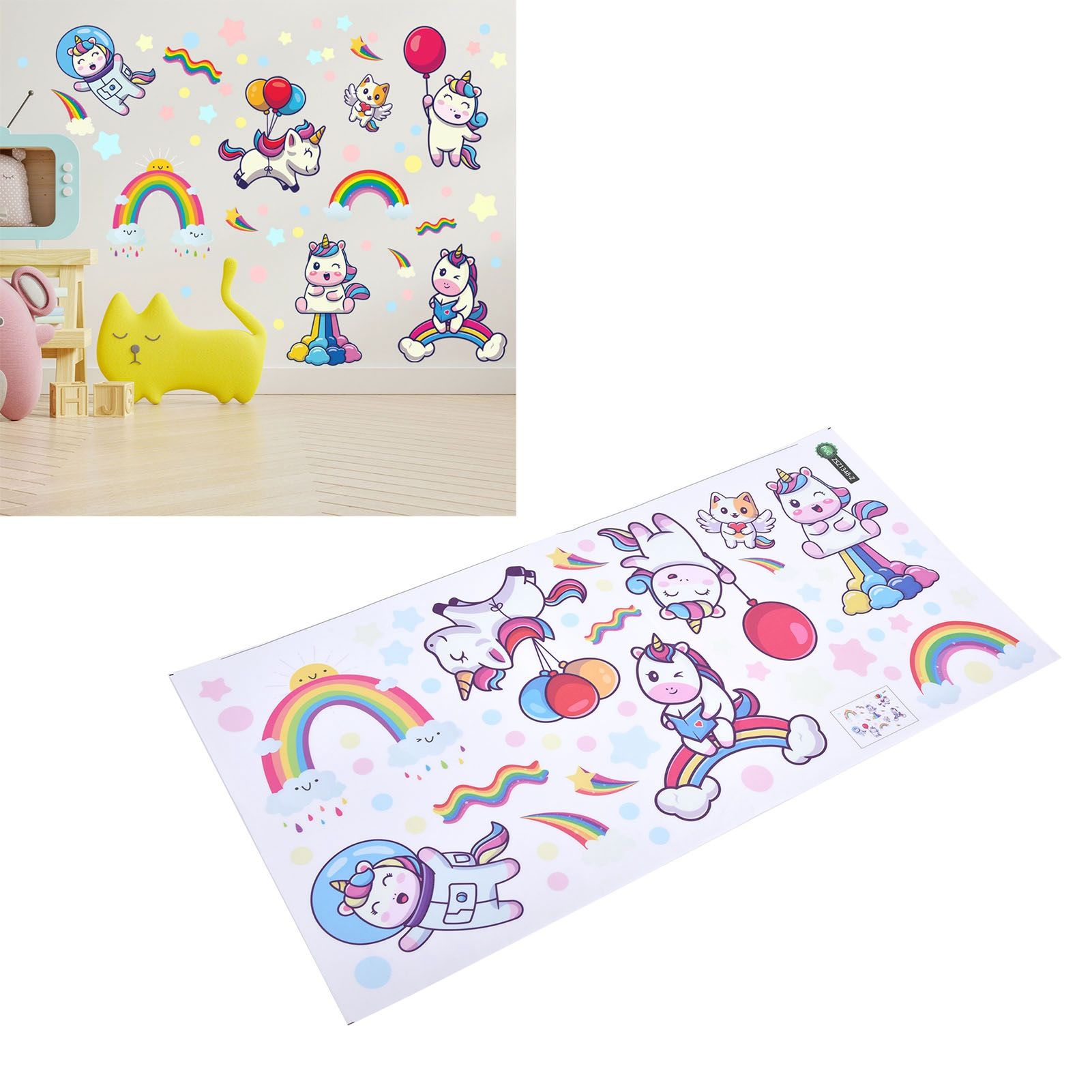 Wall Sticker PVC Material SelfAdhesive Cartoon Wall Stickers for Living Room view 11