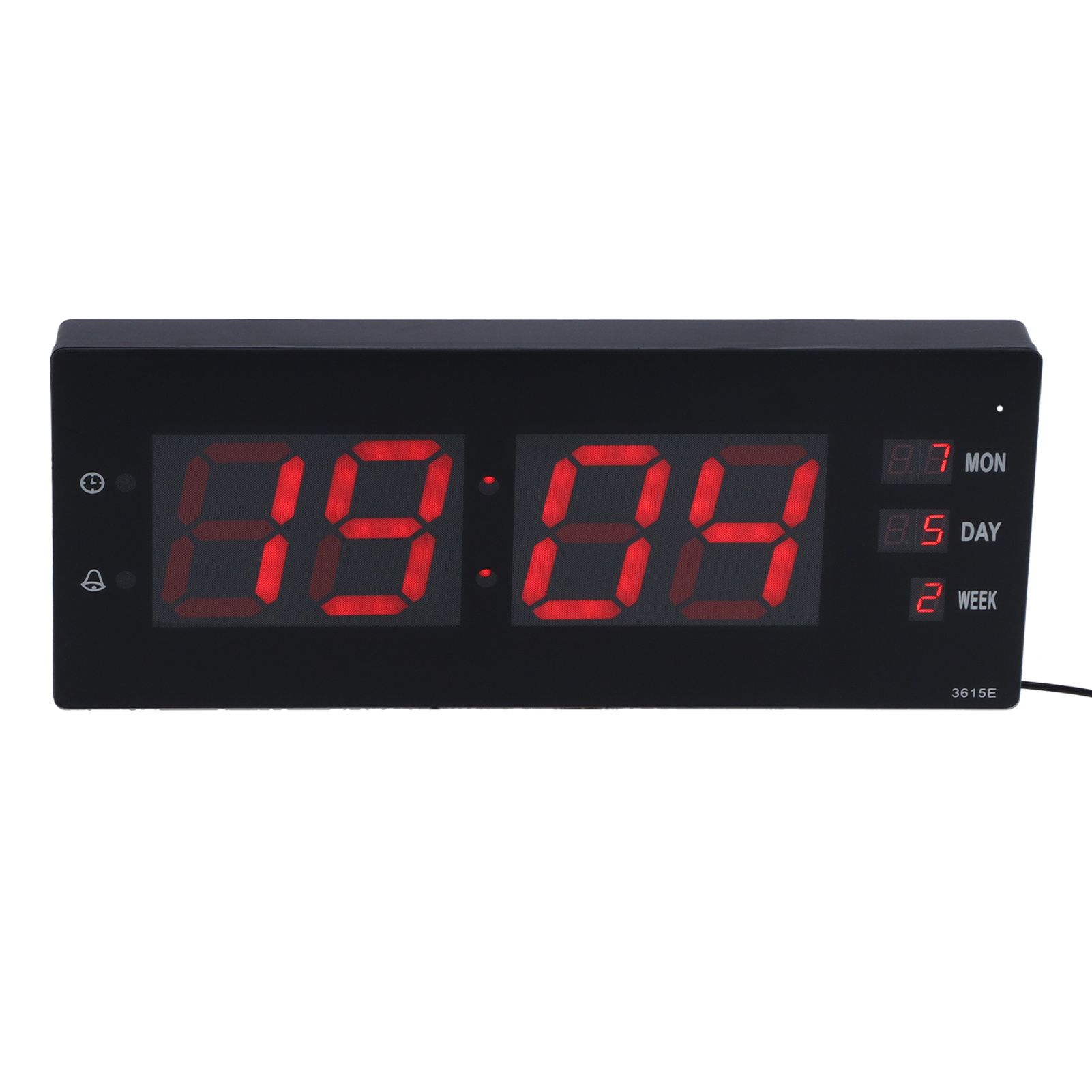 Electronic Digital Wall Clock Night Lights Temperature Calendar Clock for Home view 10