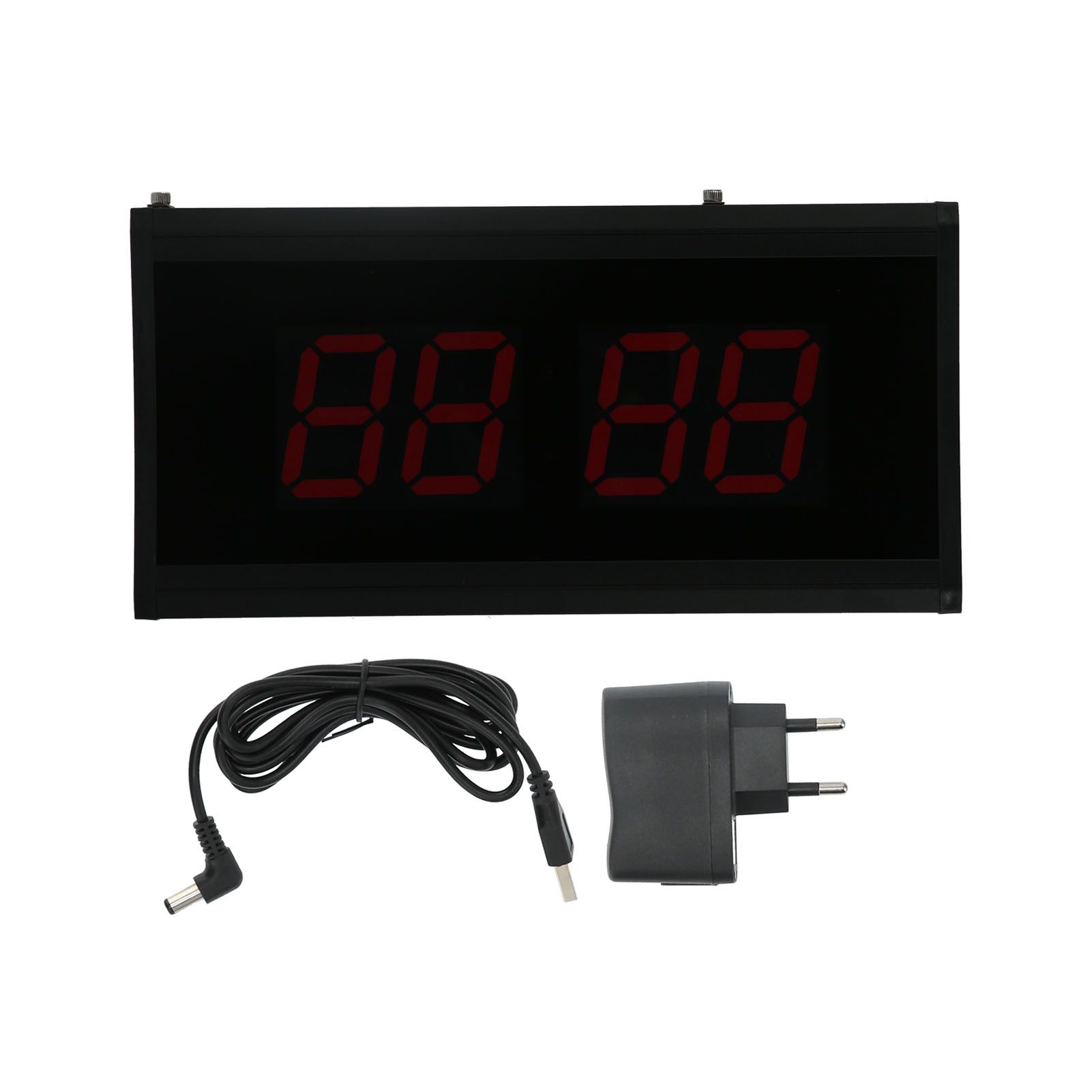 Digital WallMounted Clock Calendar Large Screen Electric Desktop Clock for view 2