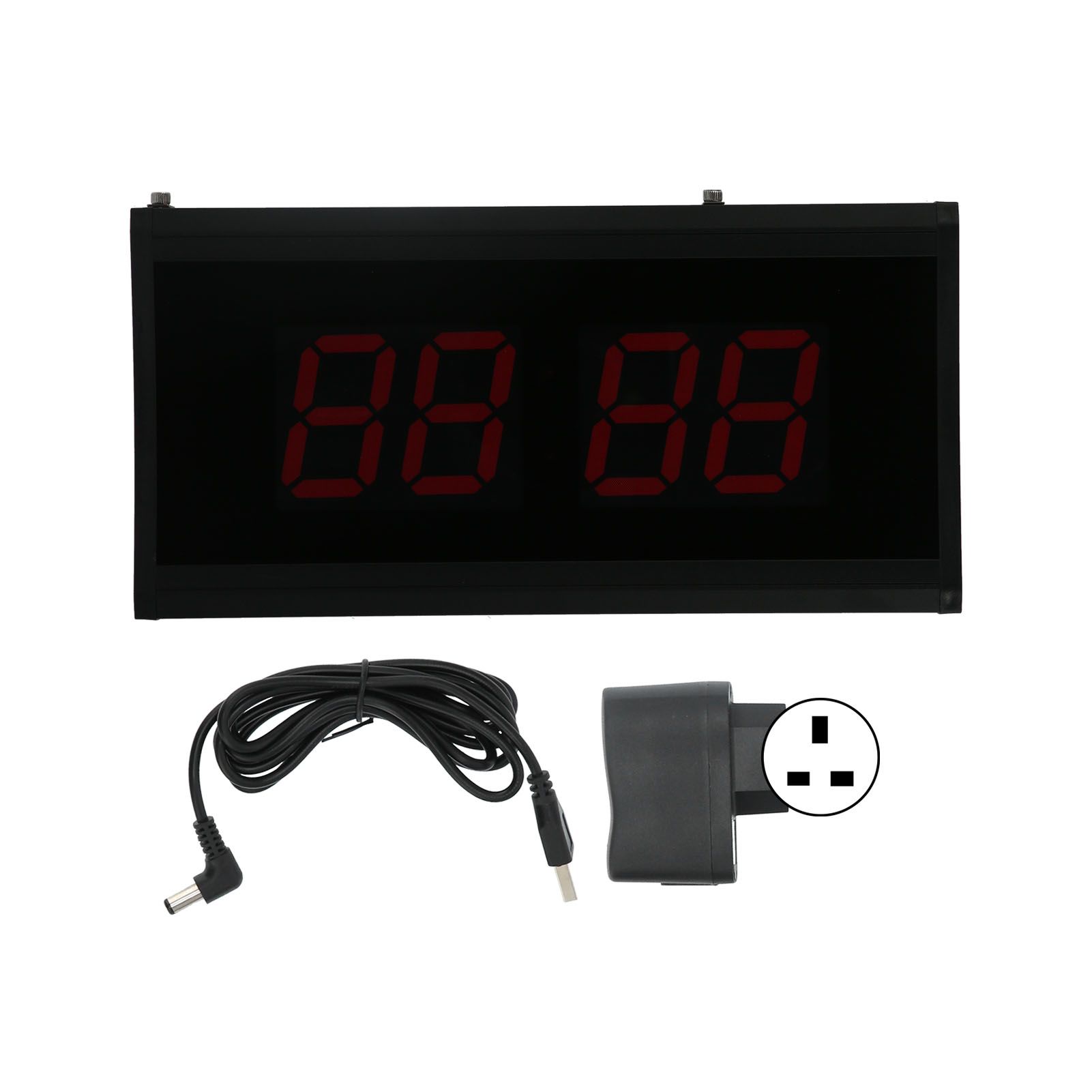 Digital WallMounted Clock Calendar Large Screen Electric Desktop Clock for view 2