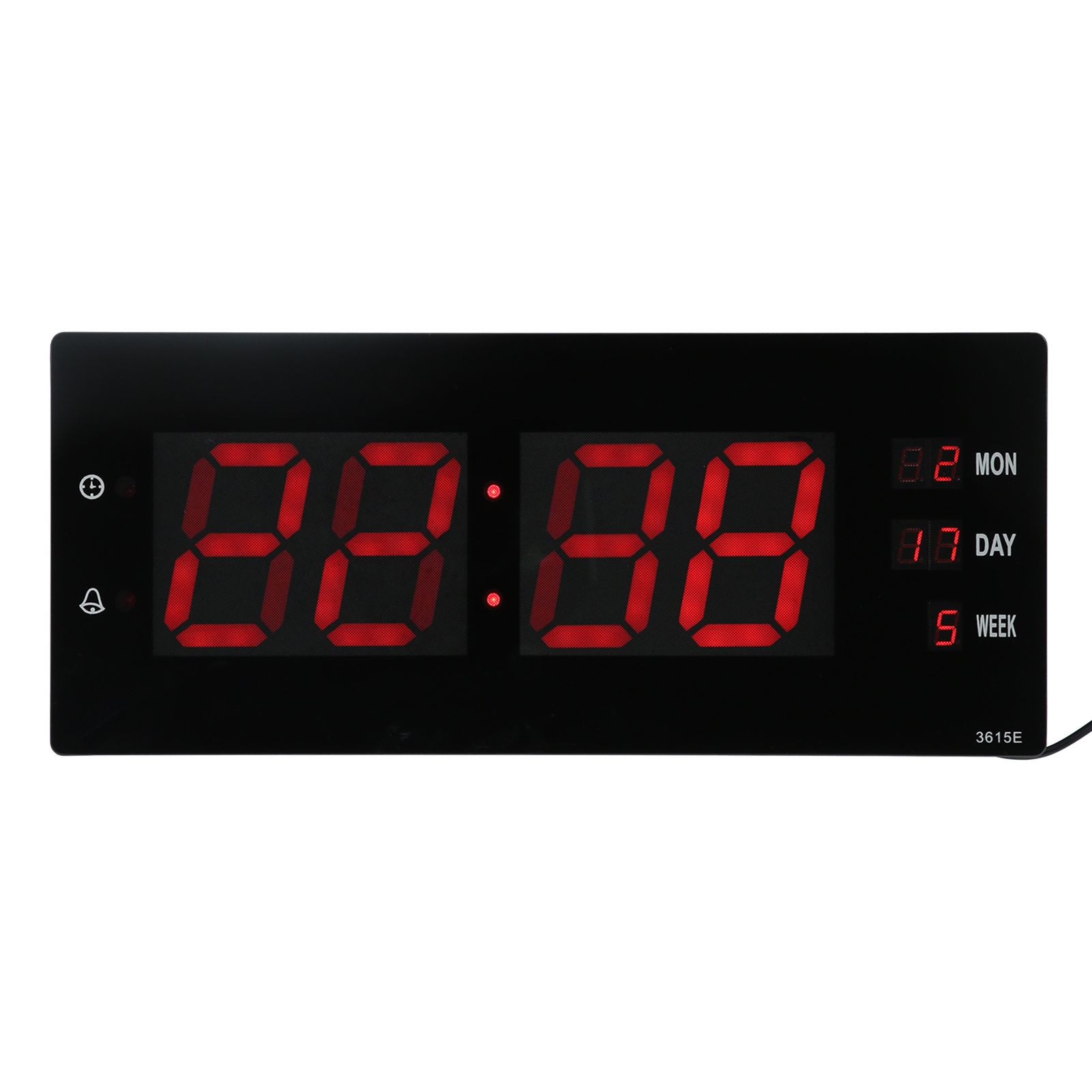 LED Calendar Clock Innovative Night Light Electronic Wall Clock for Home view 3