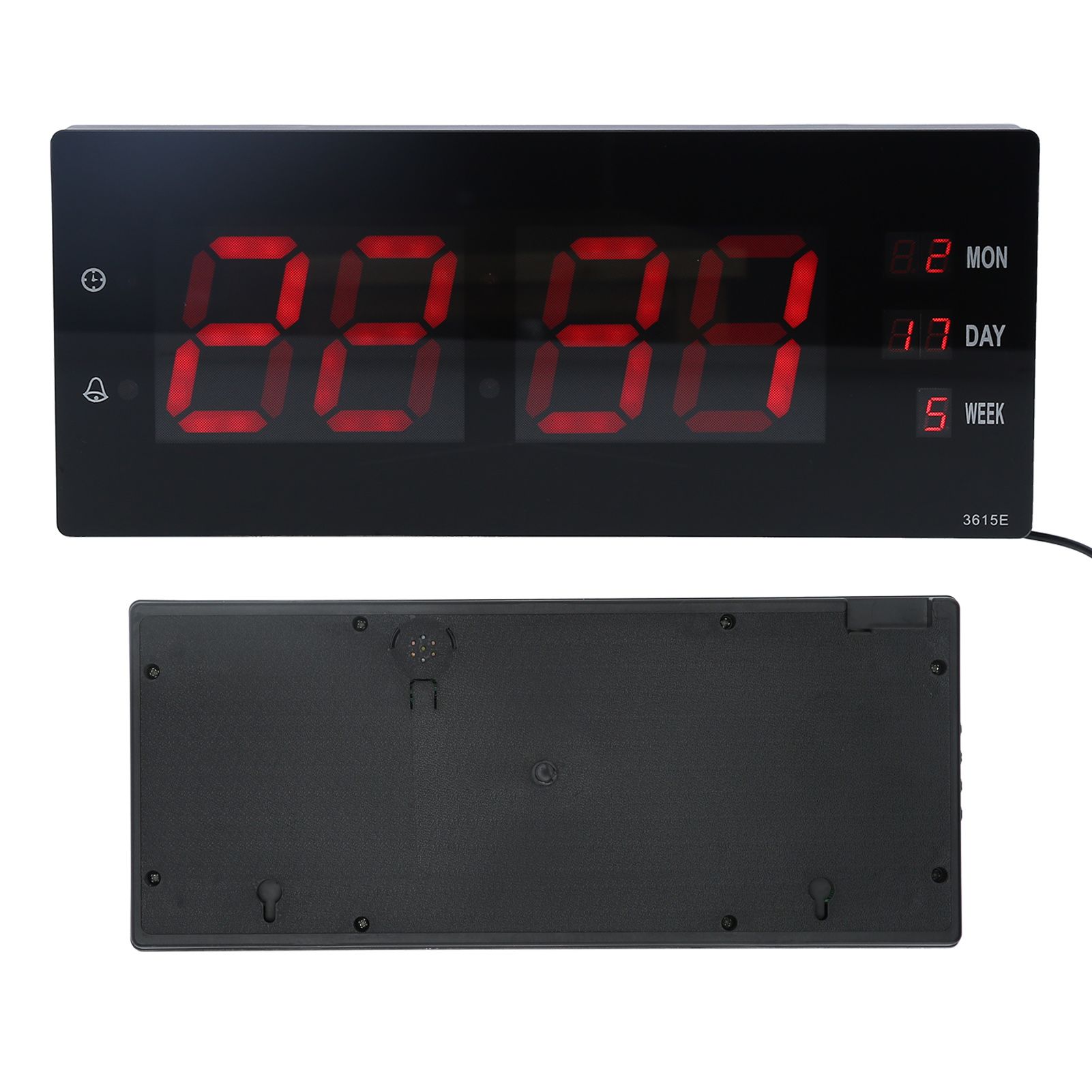 LED Calendar Clock Innovative Night Light Electronic Wall Clock for Home view 7