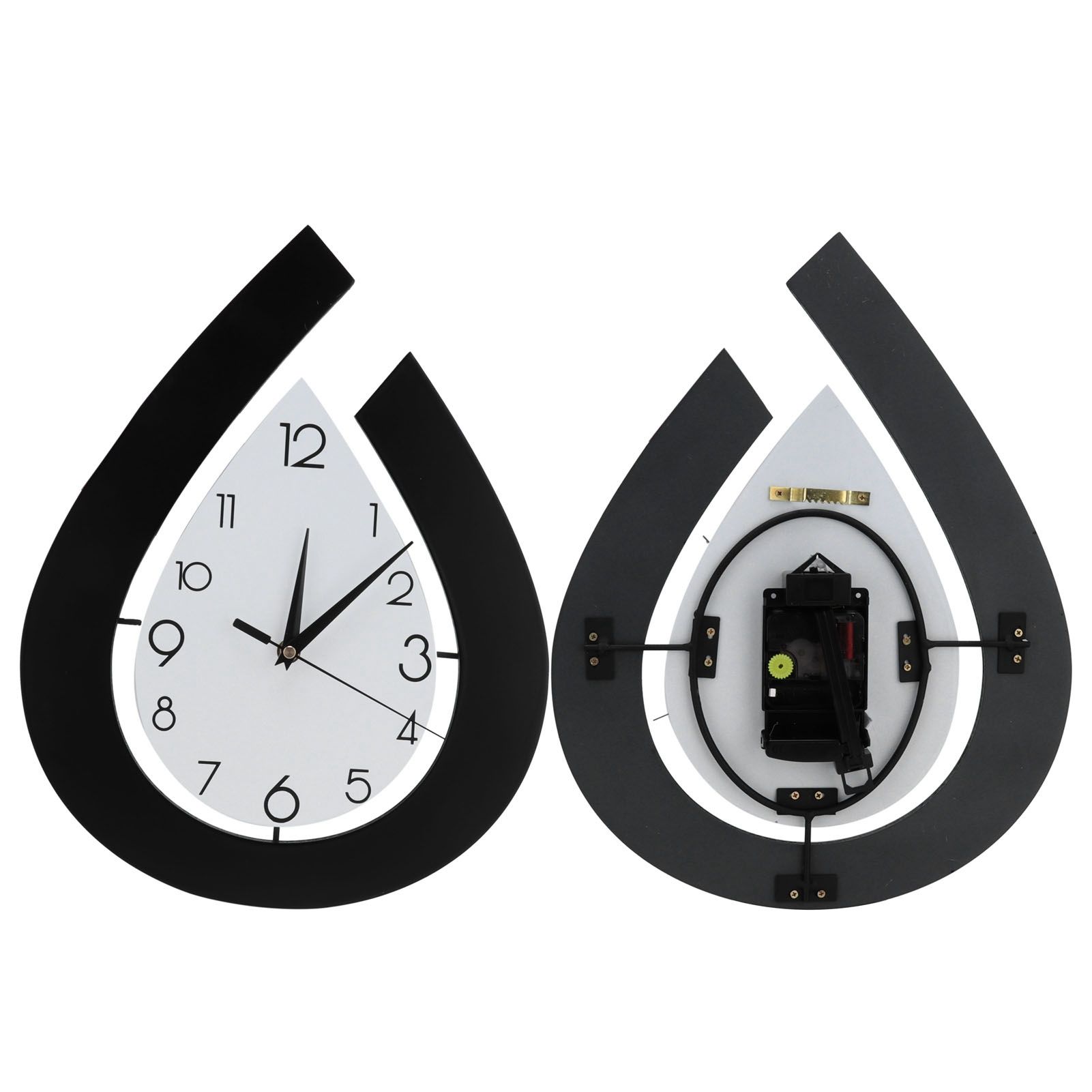 Nordic Style Unique Shape Hanging Clock Mute Wall Clock for Living Room Coffee view 10