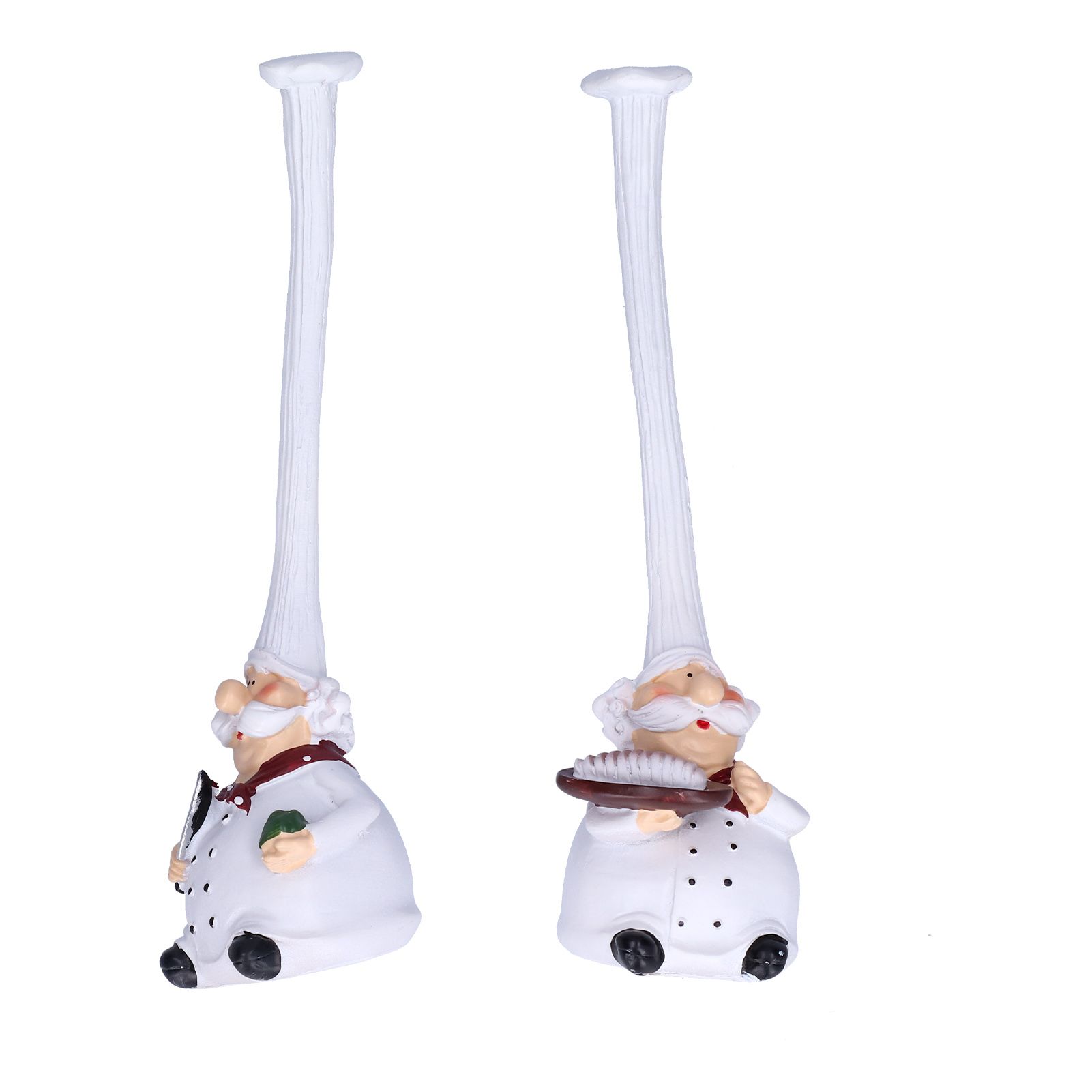 Small Resin Chef Figurine Sculpture Desktop Ornaments for Bedroom Kitchen view 2
