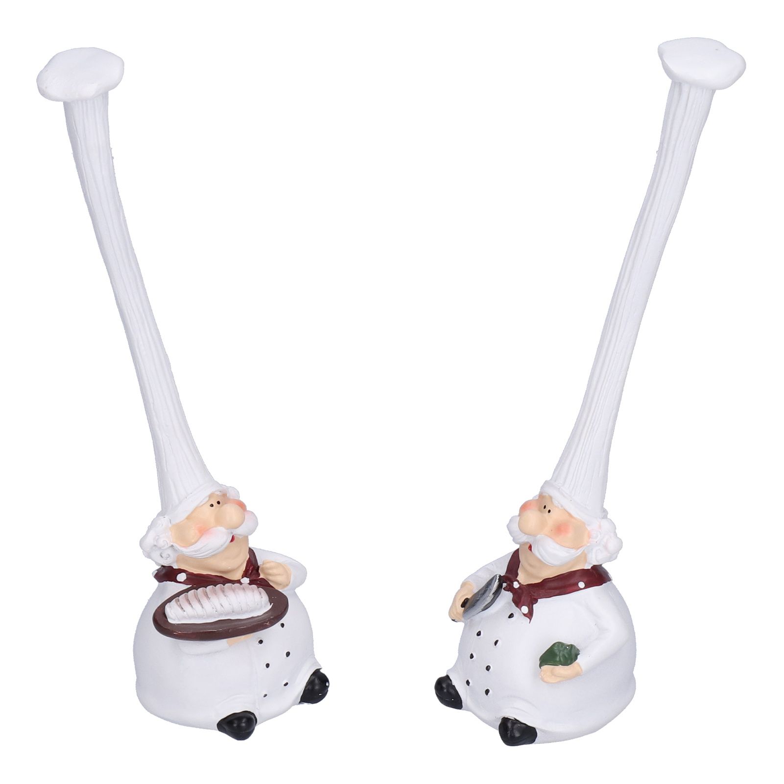 Small Resin Chef Figurine Sculpture Desktop Ornaments for Bedroom Kitchen view 4
