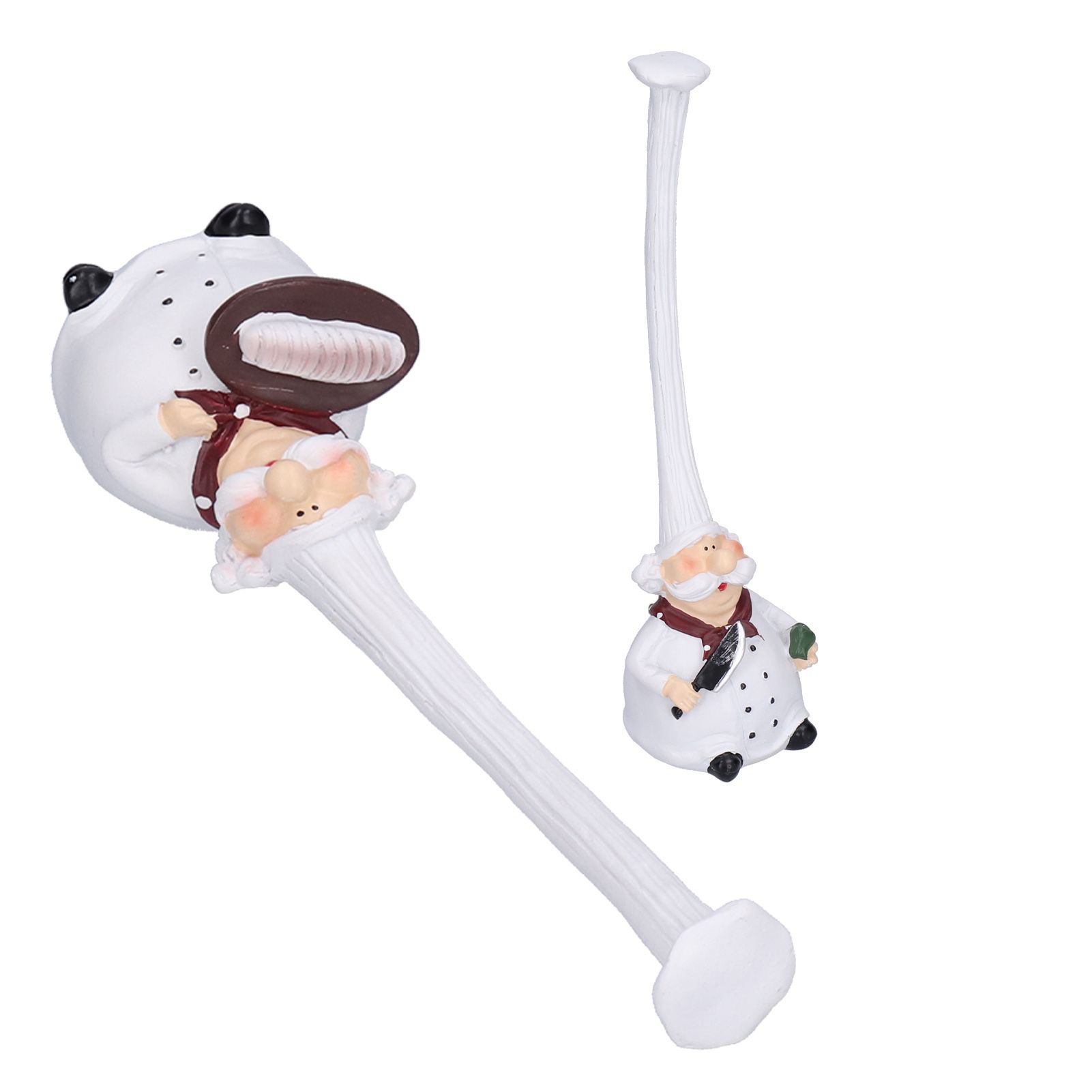Small Resin Chef Figurine Sculpture Desktop Ornaments for Bedroom Kitchen view 8