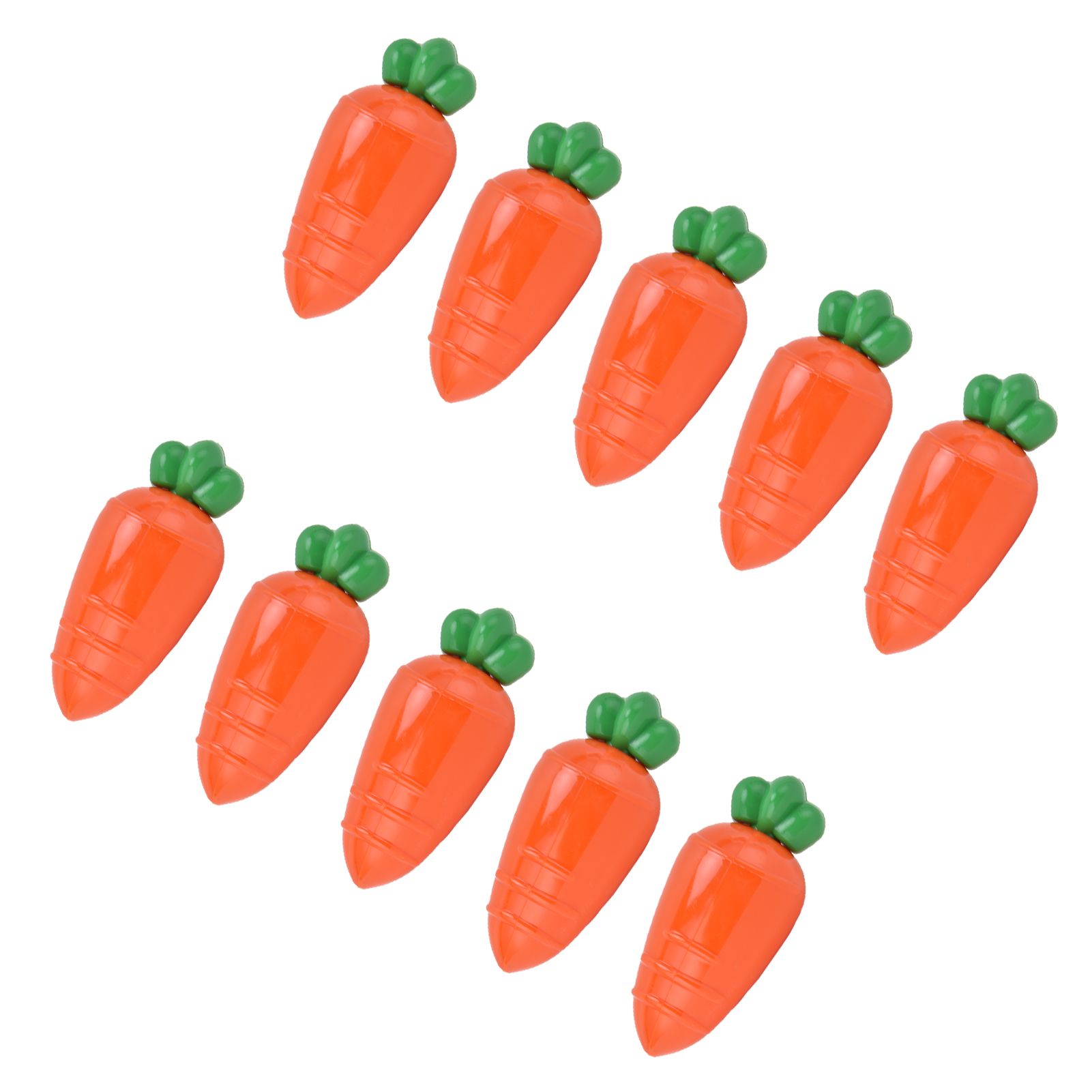 10PCS Carrot Shaped Candy Box Plastic Candy Case Container for Wedding Favor