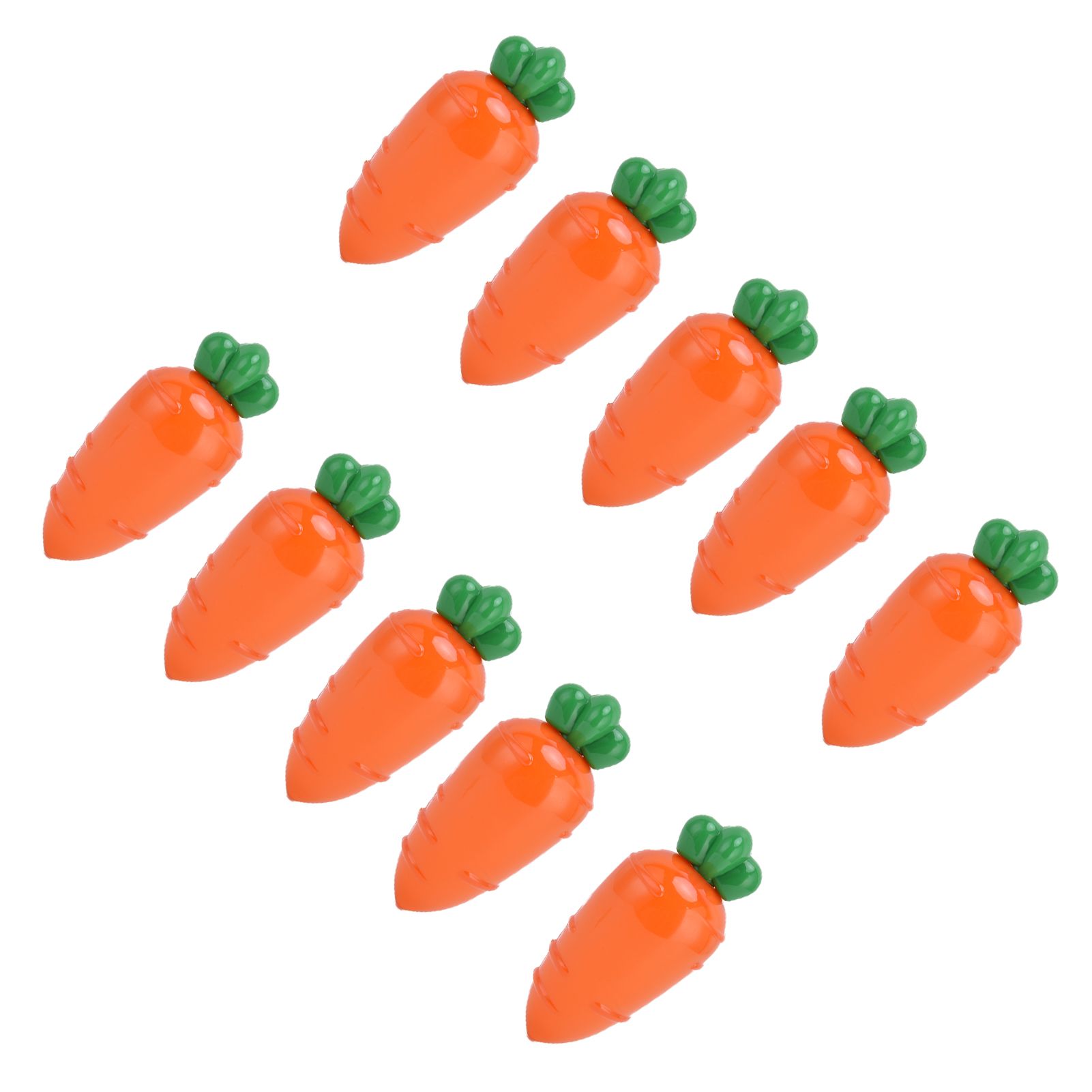 10PCS Carrot Shaped Candy Box Plastic Candy Case Container for Wedding Favor — image 1