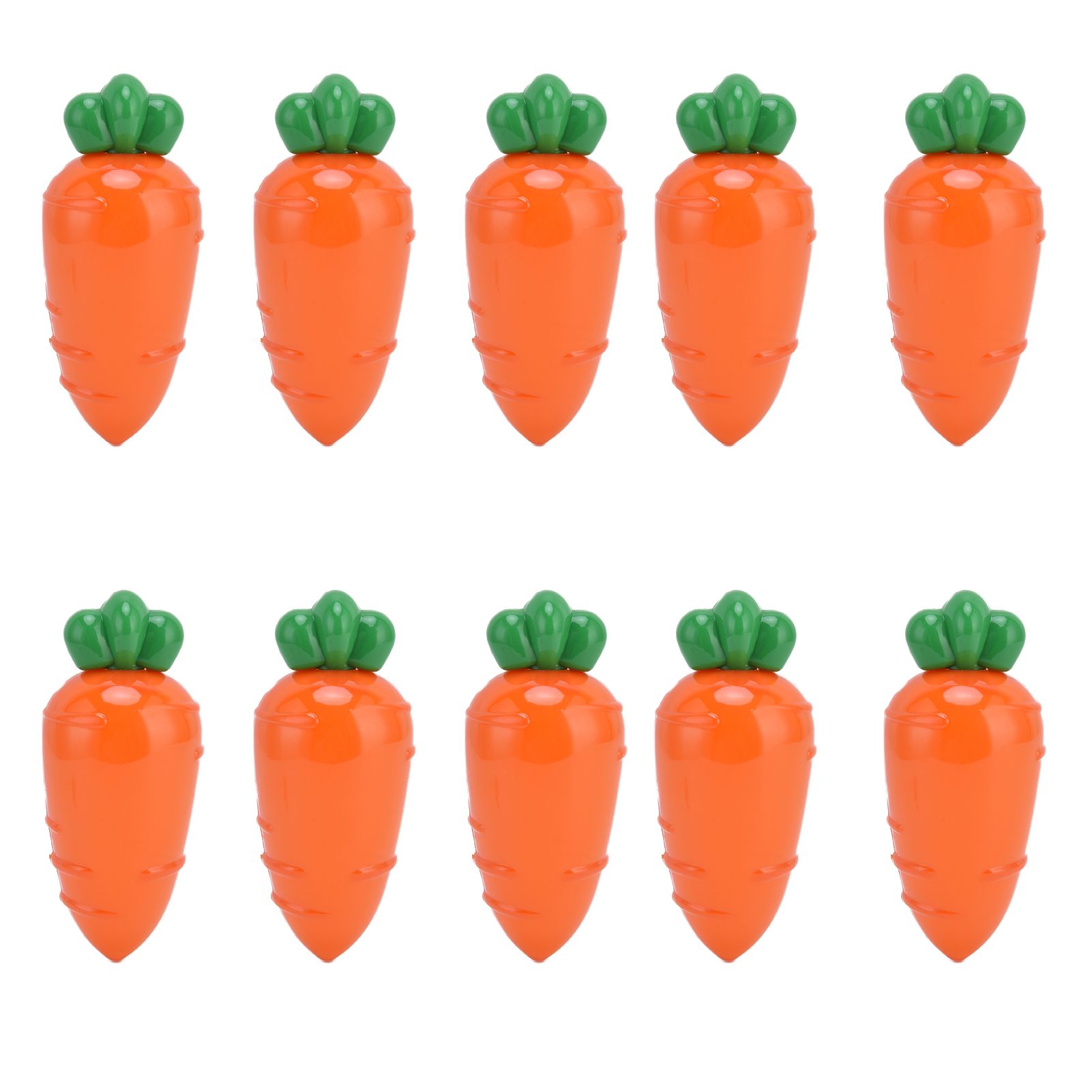 10PCS Carrot Shaped Candy Box Plastic Candy Case Container for Wedding Favor view 2