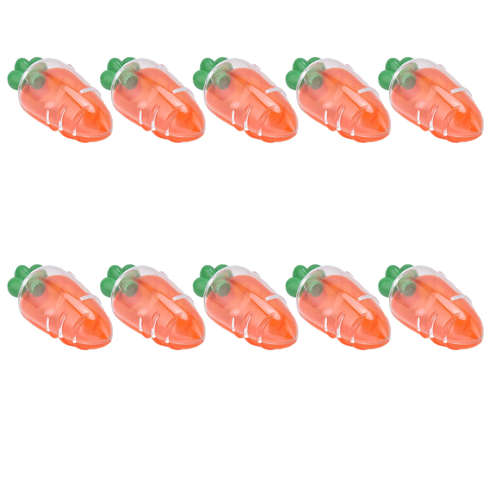 10PCS Carrot Shaped Candy Box Plastic Candy Case Container for Wedding Favor view 10