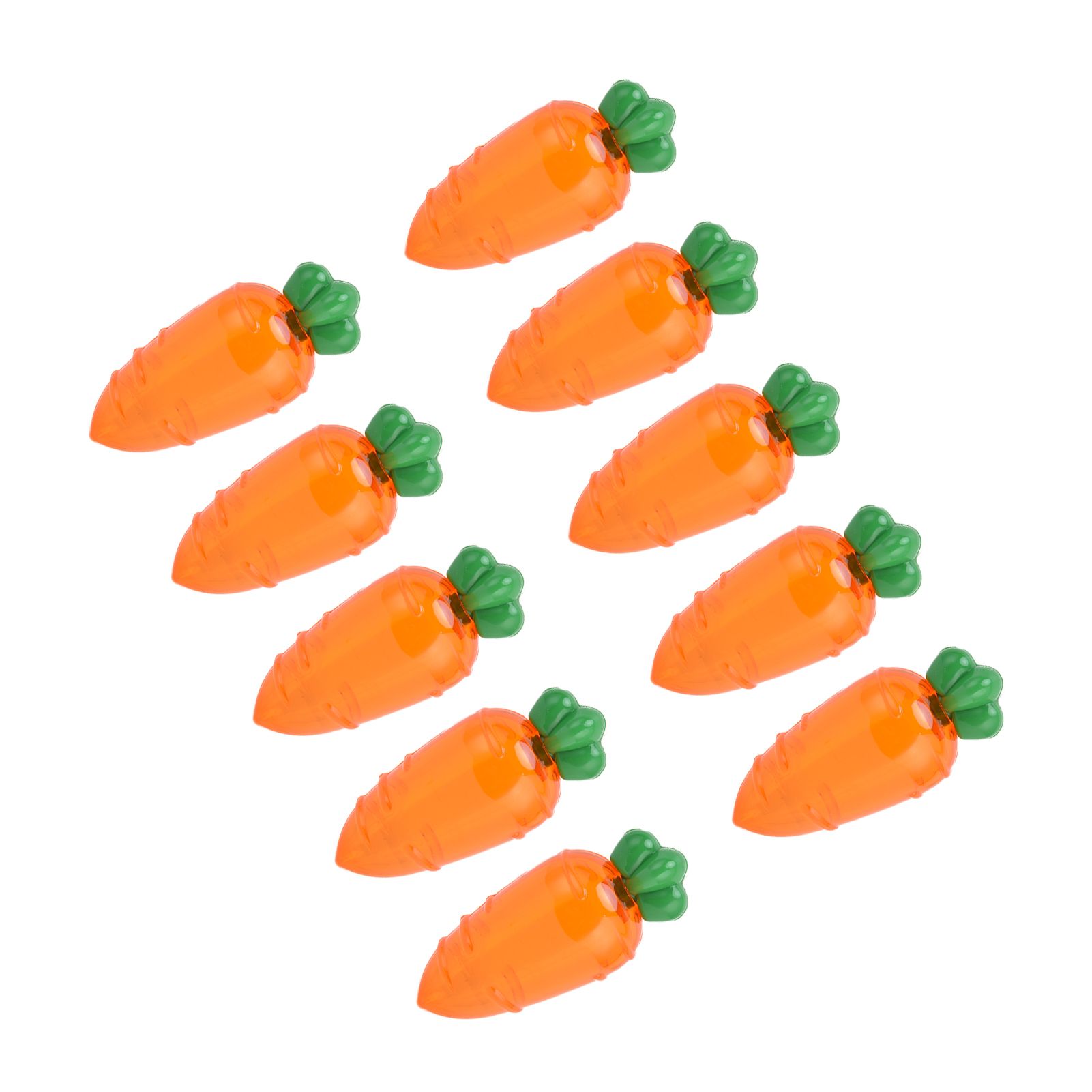 10PCS Carrot Shaped Candy Box Plastic Candy Case Container for Wedding Favor view 3