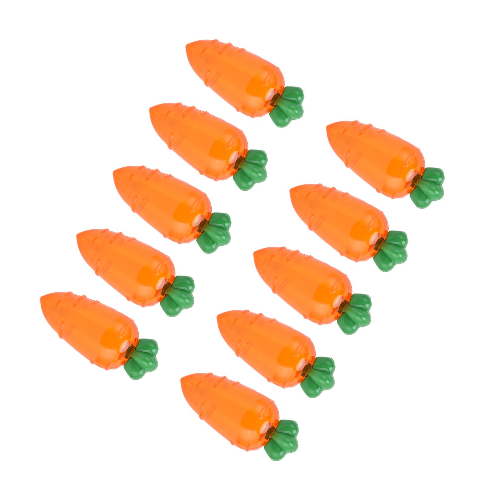 10PCS Carrot Shaped Candy Box Plastic Candy Case Container for Wedding Favor view 5