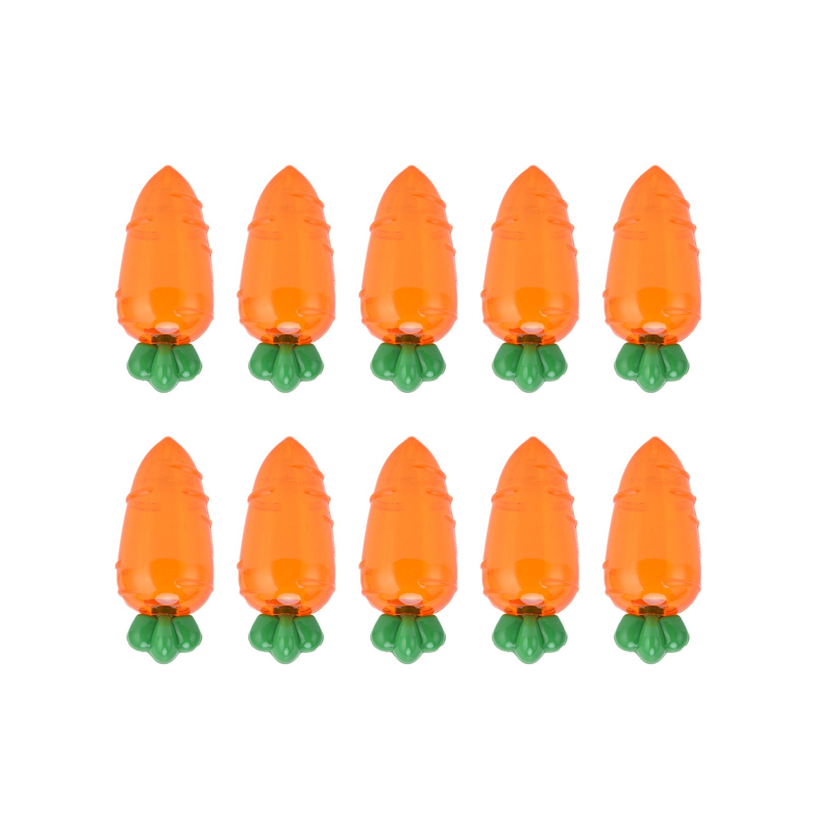 10PCS Carrot Shaped Candy Box Plastic Candy Case Container for Wedding Favor view 6