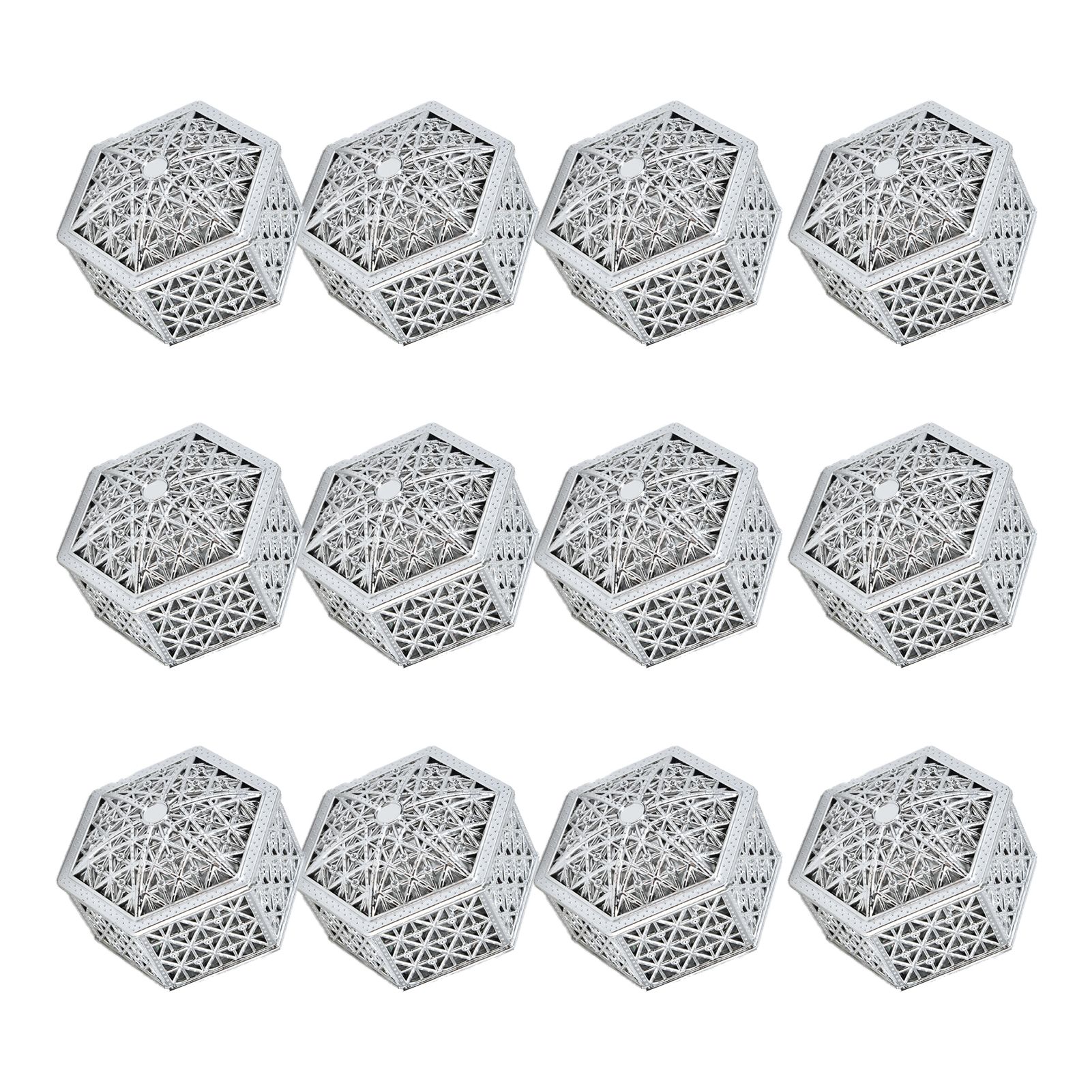 12PCS Hollow Candy Box Plastic Candy Case Container for Wedding Bridal Shower view 10