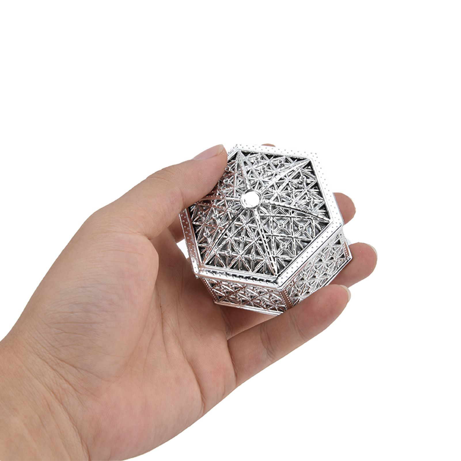 12PCS Hollow Candy Box Plastic Candy Case Container for Wedding Bridal Shower view 12