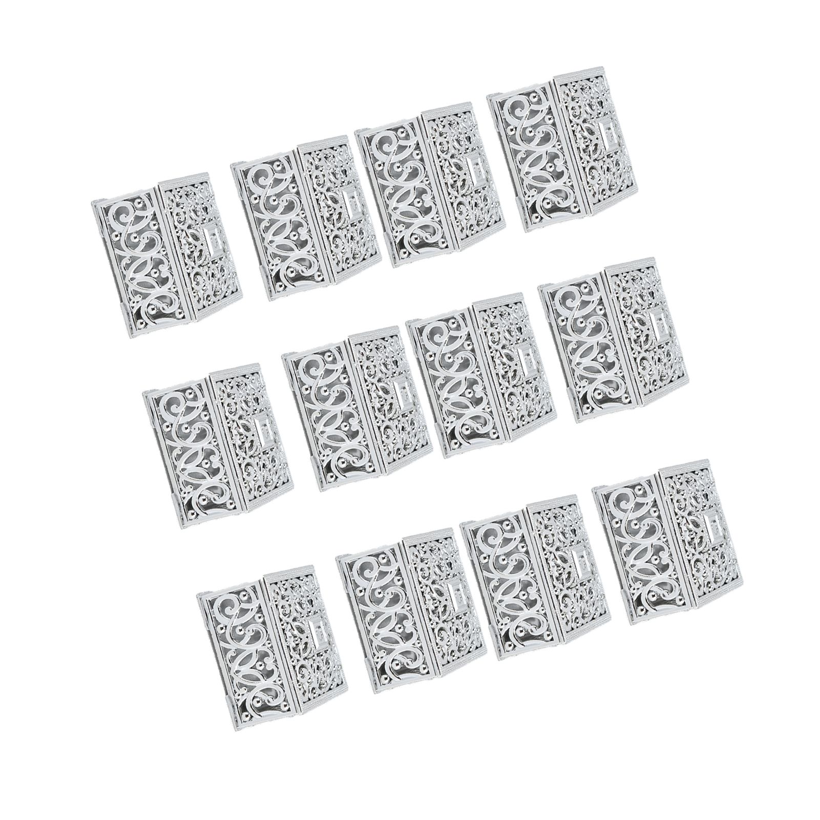 12PCS Hollow Candy Box Plastic Candy Case Container for Wedding Bridal Shower view 4