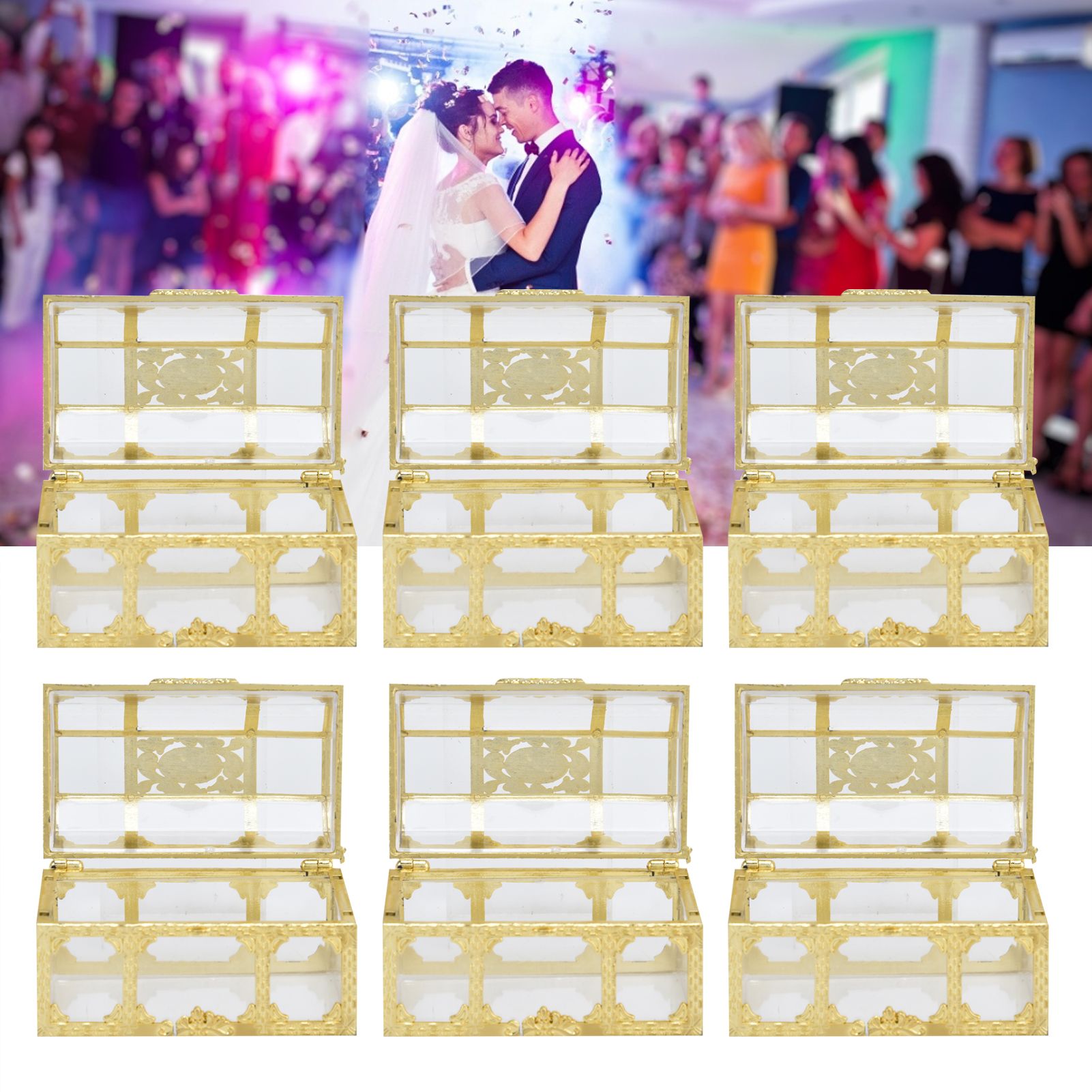 12PCS Hollow Out Candy Box Chocolate Gift Treat Boxes Container Case Wedding view 11