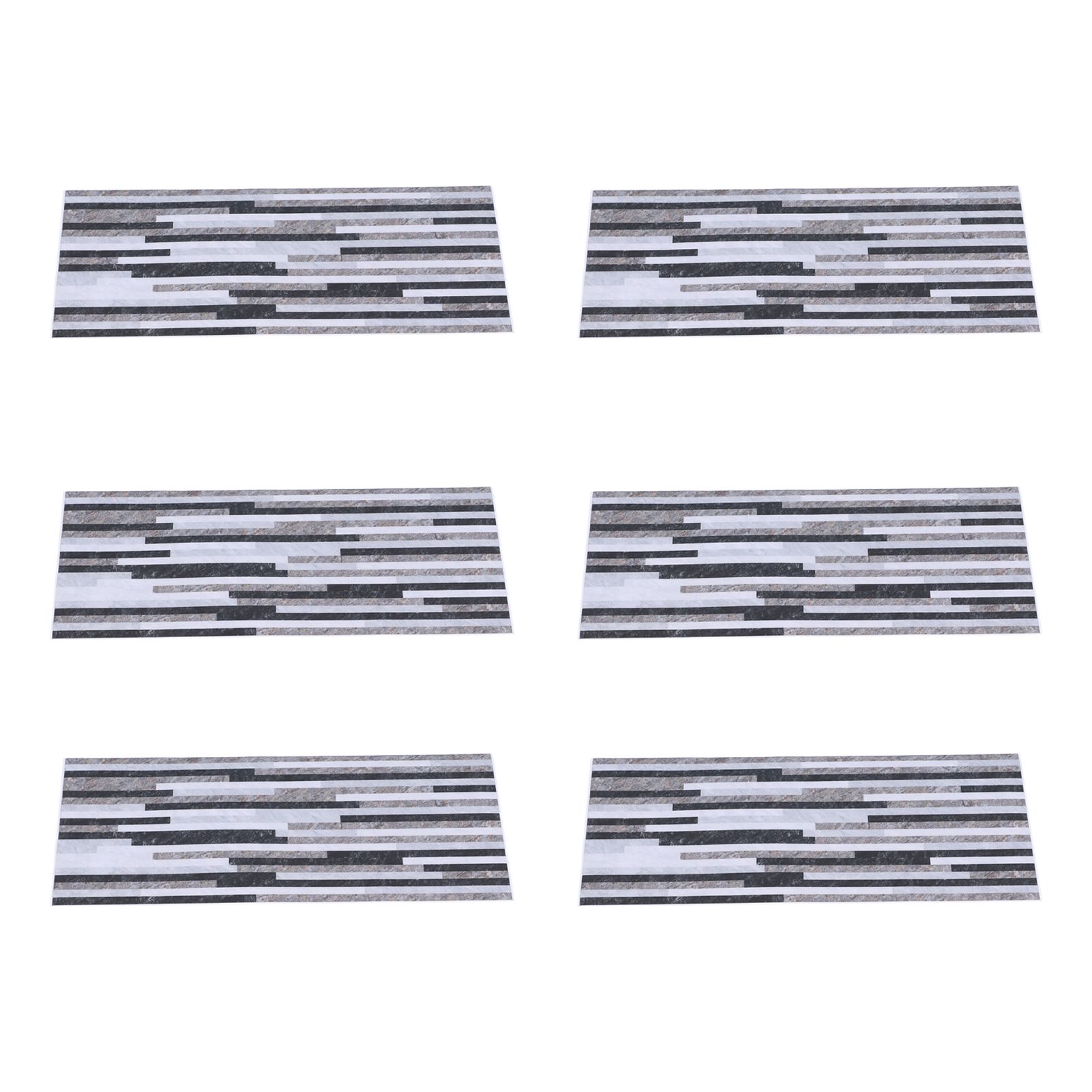 6Pcs set Wall Sticker Self Adhesive Wallpaper Wall Decoration for Bathroom view 8